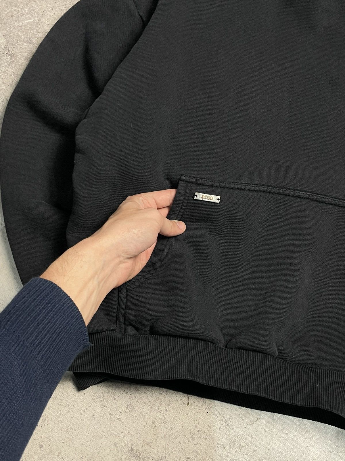 Peso Peso Heavyweight Oversized Black Hoodie Size US L / EU 52-54 / 3 - 3 Thumbnail