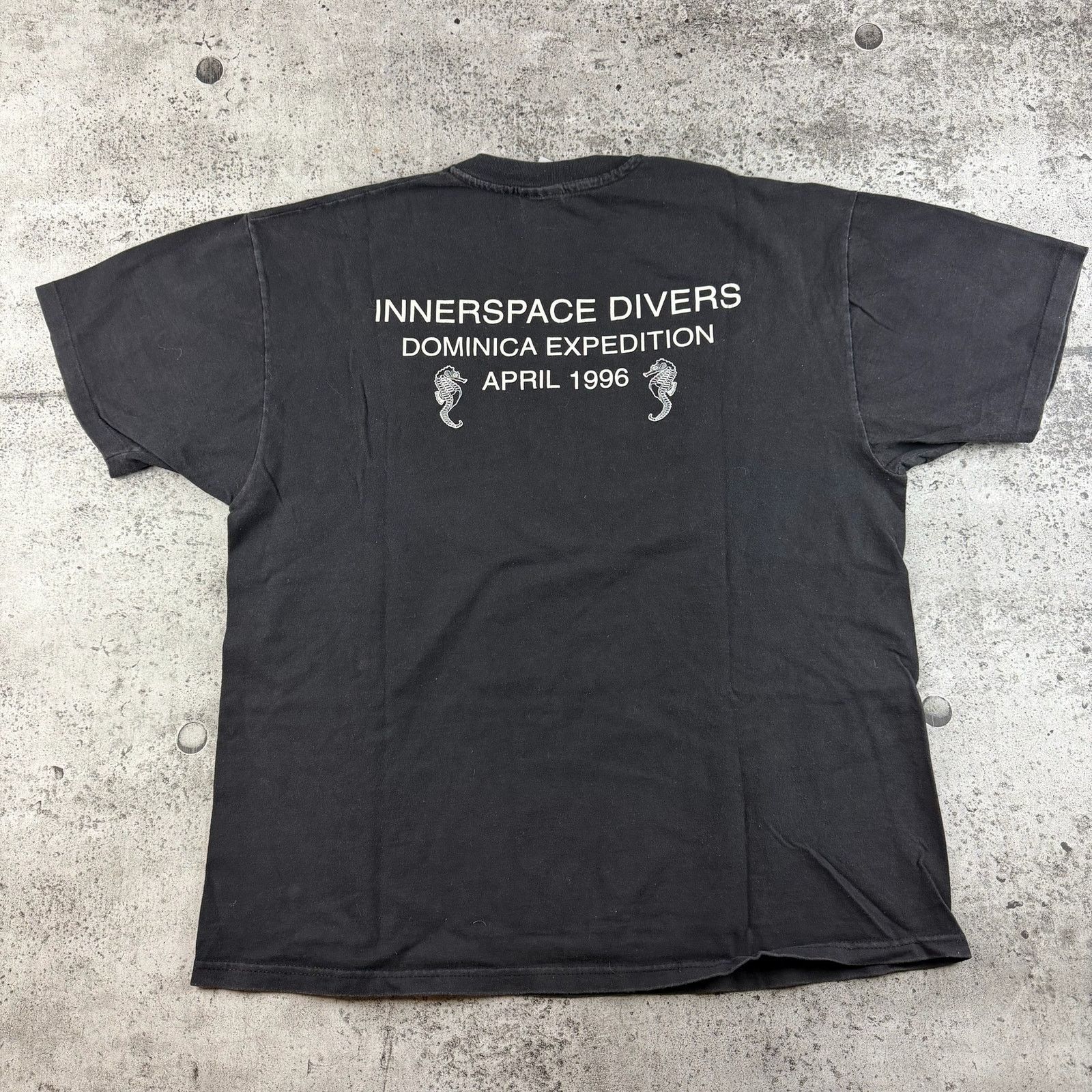 Hanes Vintage Diving Shirt Night Drive Innerspace Divers Size XL Size US XL / EU 56 / 4 - 2 Thumbnail