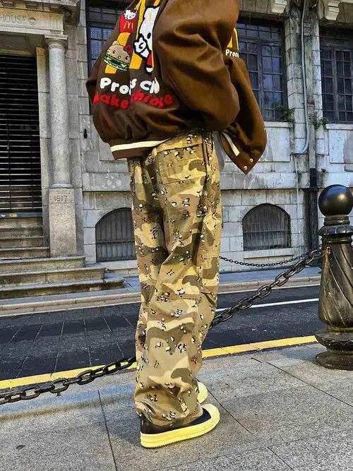 VIBE Retro desert camouflage paratrooper casual overalls trousers Size US 30 / EU 46 - 3 Thumbnail