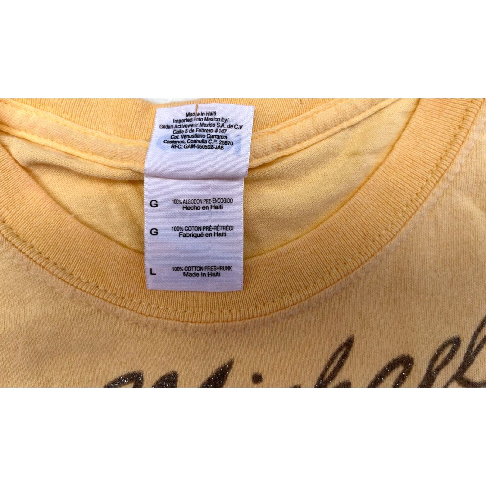 Gildan Vintage Michael Jackson Memorial T-Shirt L Mens Short Sleeve Crew Neck Peach 100% Cotton Gildan Ultra Cotton Vintage 1958-2009 Music Shirt Size US L / EU 52-54 / 3 - 6 Thumbnail