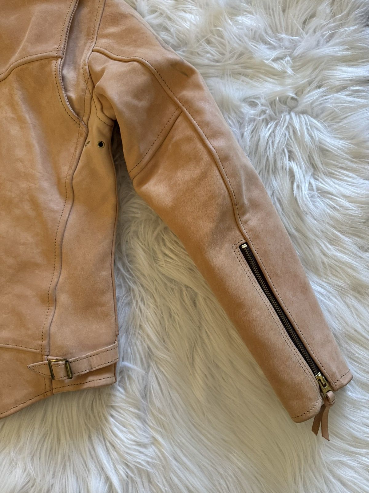 Simmons Bilt Simmons Bilt Liberator Leather Jacket Natural Horsehide 38 Size US S / EU 44-46 / 1 - 12 Thumbnail