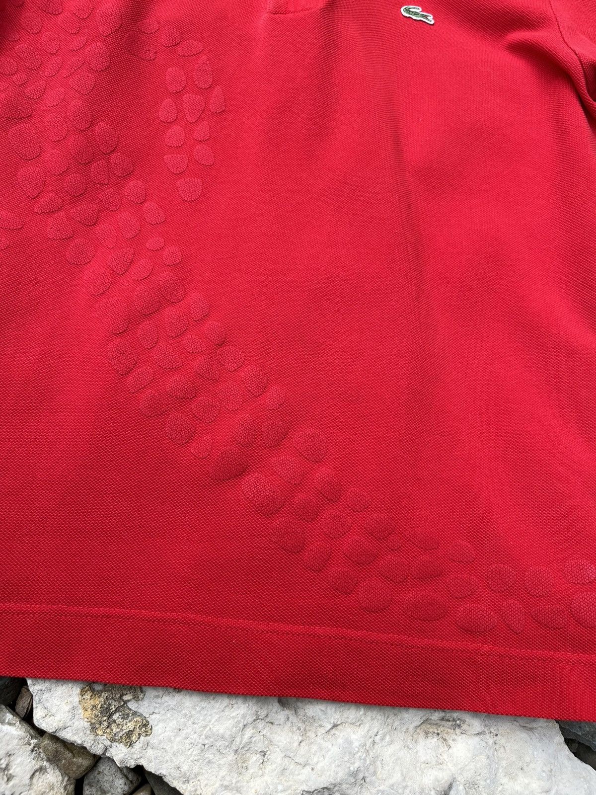 Lacoste × Vintage Vintage Lacoste x Michael Young patterned polo t-shirt tee Size US M / EU 48-50 / 2 - 11 Thumbnail