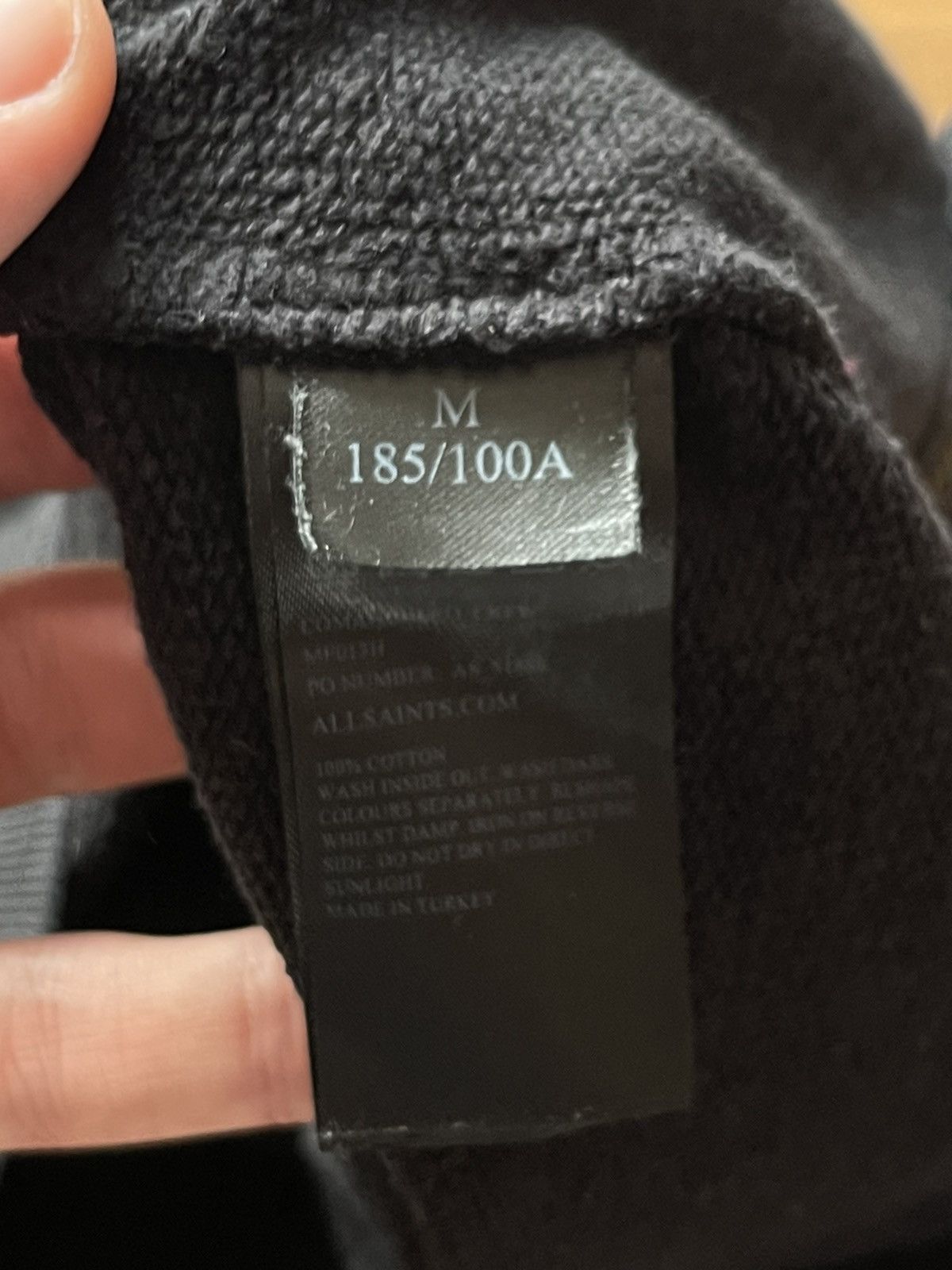 Allsaints Allsaints Zip Plain Sweatshirt y2k Size US M / EU 48-50 / 2 - 7 Thumbnail