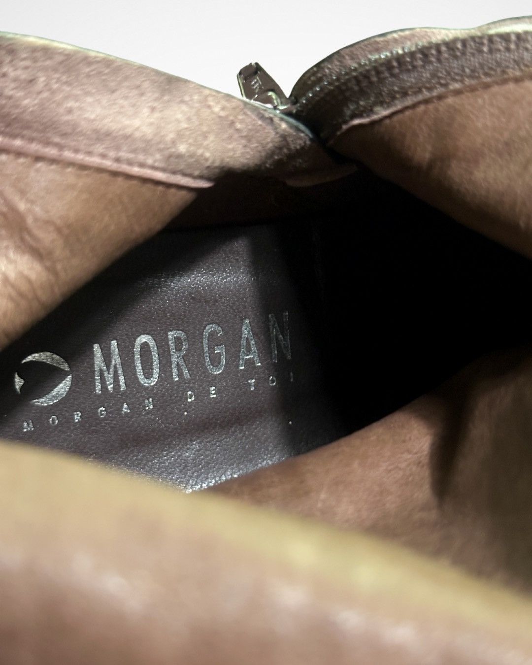 Morgan De Toi 2000s Low Heel Zippered Rider Boots Size US 7 / IT 37 - 9 Thumbnail