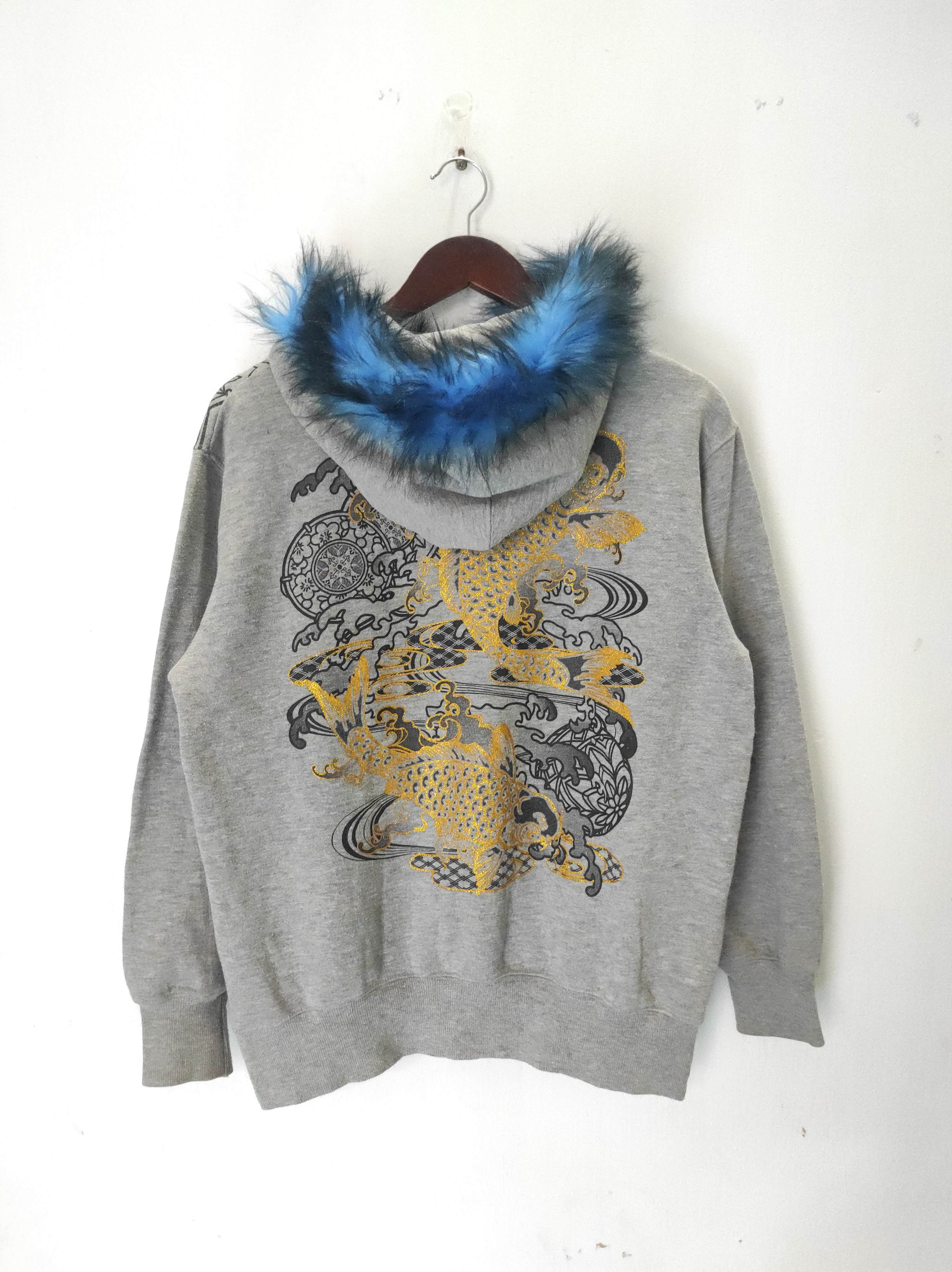 If Six Was Nine Sukajan Japan Oblo Koi Fur Hoodie i6w9 LGB style Size US M / EU 48-50 / 2 - 10 Thumbnail