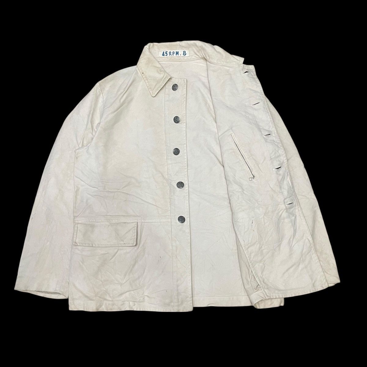 45rpm 45rpm Heavy Cotton Sailor Mine Button Jacket Size US L / EU 52-54 / 3 - 2 Thumbnail