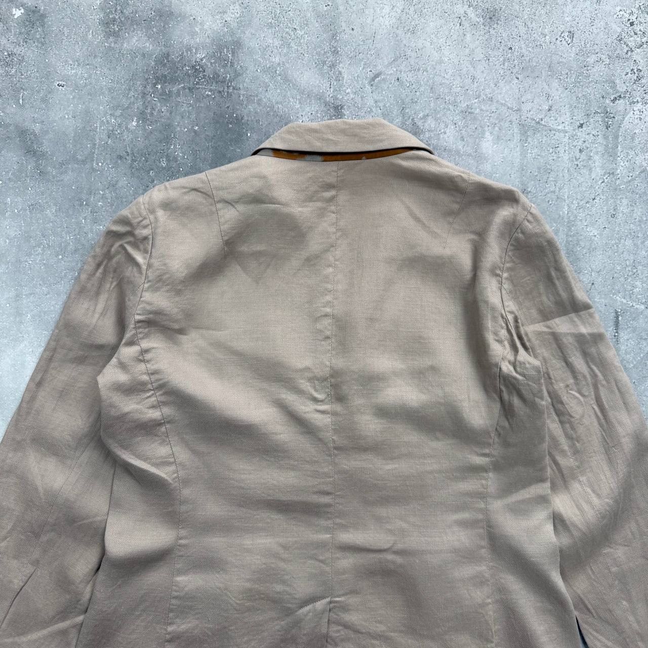 Etro ETRO Milano Two Button Linen Blazer Women’s Beige Size IT 46 Size L / US 10 / IT 46 - 13 Thumbnail