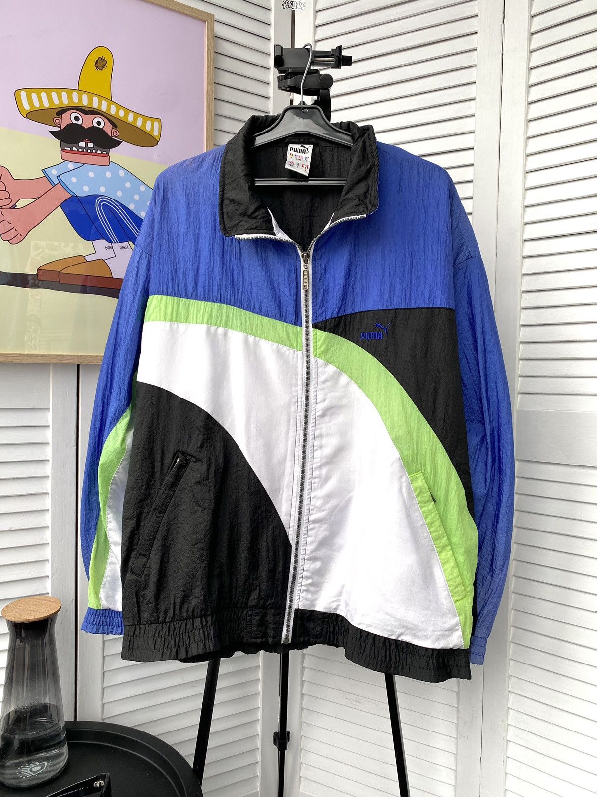 Puma × Vintage Vintage Puma Track Retro Jacket 90s 80s Size US L / EU 52-54 / 3 - 1 Thumbnail