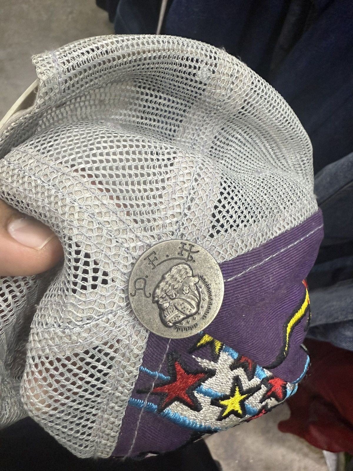 Ed Hardy × Vintage Vintage Ed Hardy Trucker Caps Size ONE SIZE - 7 Thumbnail