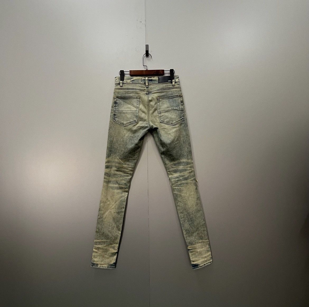 Amiri AMIRI Blue Washed Destroyed Jeans Size US 30 / EU 46 - 2 Thumbnail