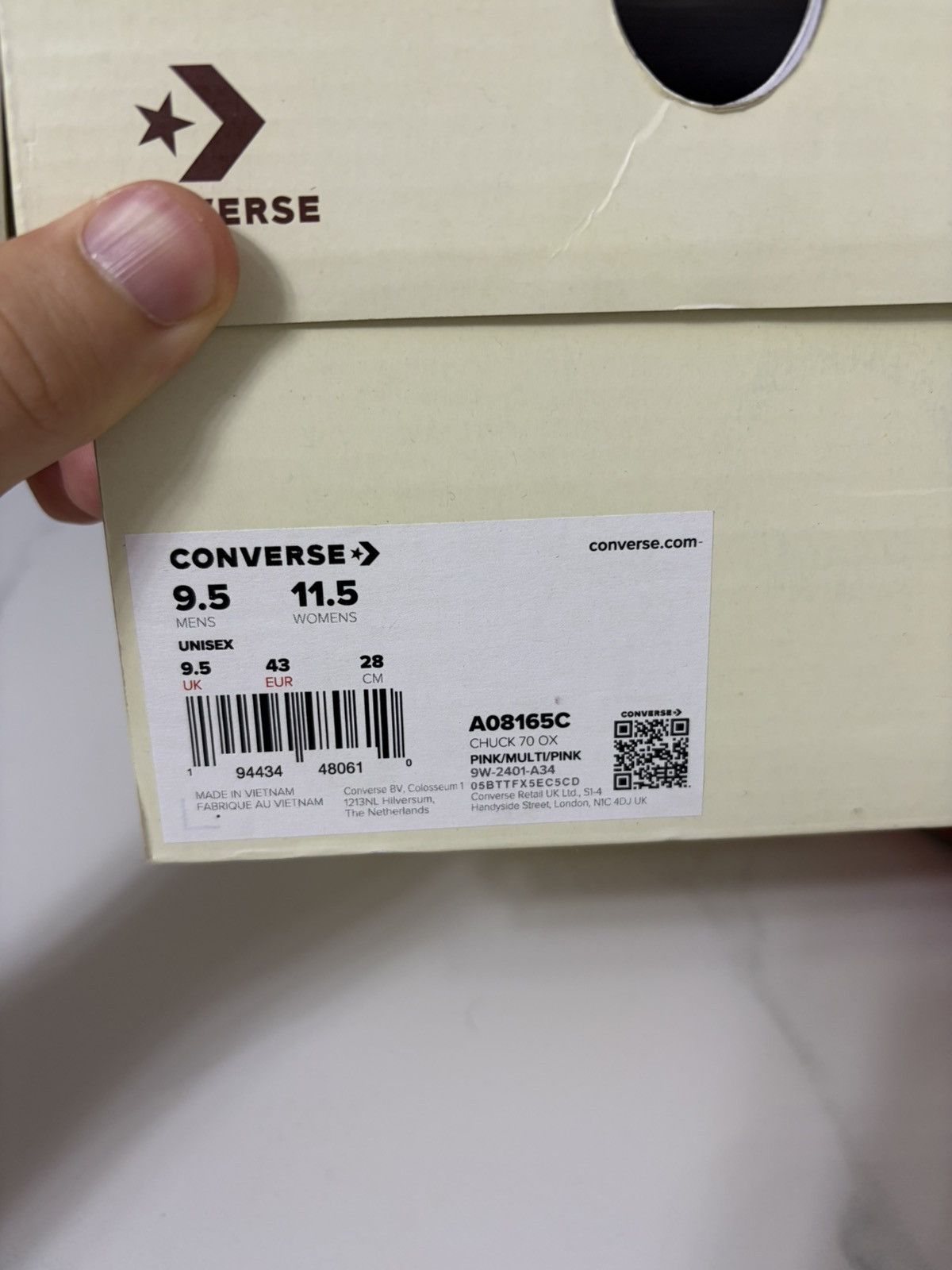 Converse × Golf le Fleur CONVERSE X GOLF LE FLEUR CHUCK TAYLOR PINK SIZE 43 NEW Size US 9.5 / EU 42-43 - 10 Thumbnail