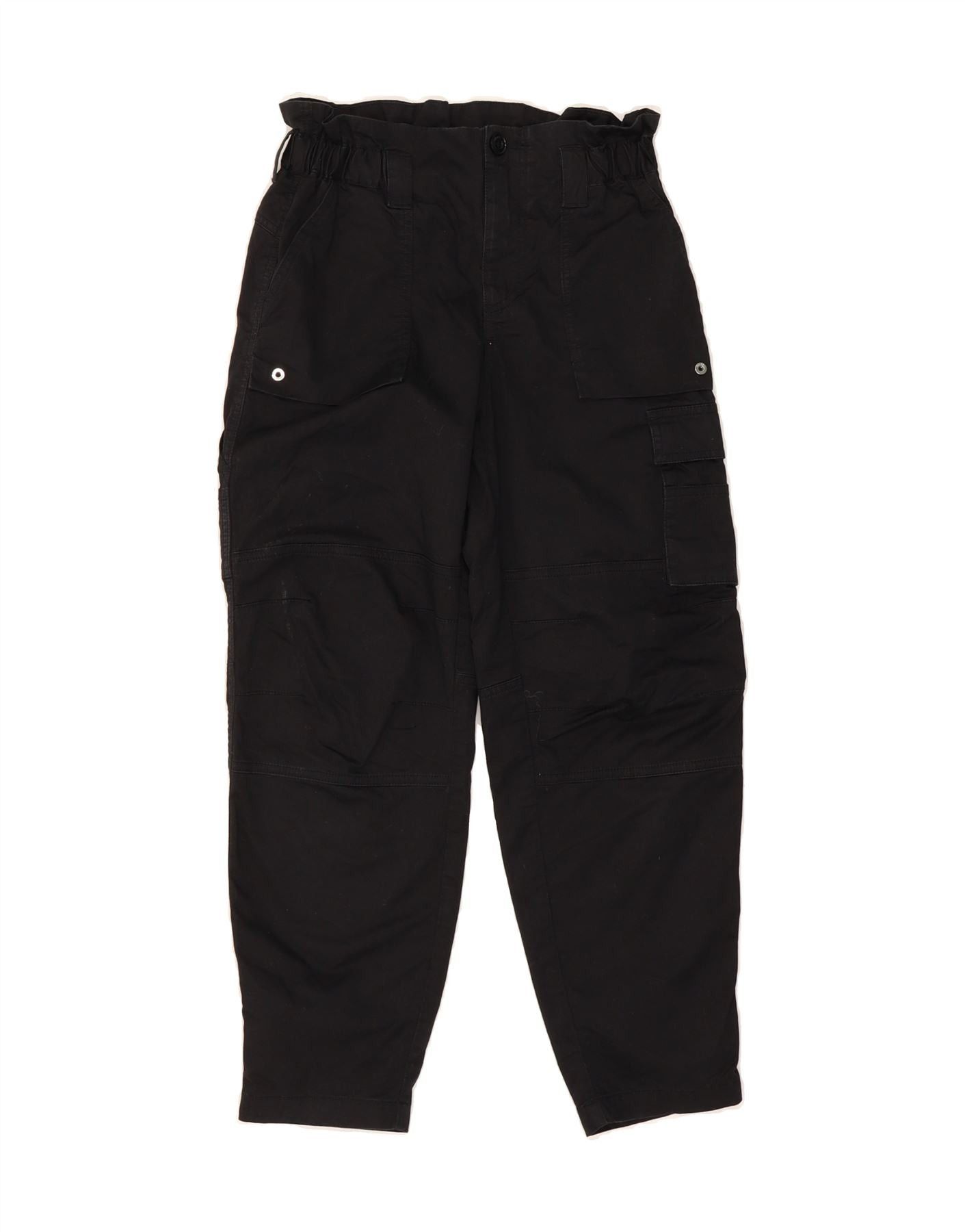 Diesel Girls High Waist Loose Fit Cargo Trousers 9-10 Years W25 L24 Size 28" / US 6 / IT 42 - 1 Thumbnail