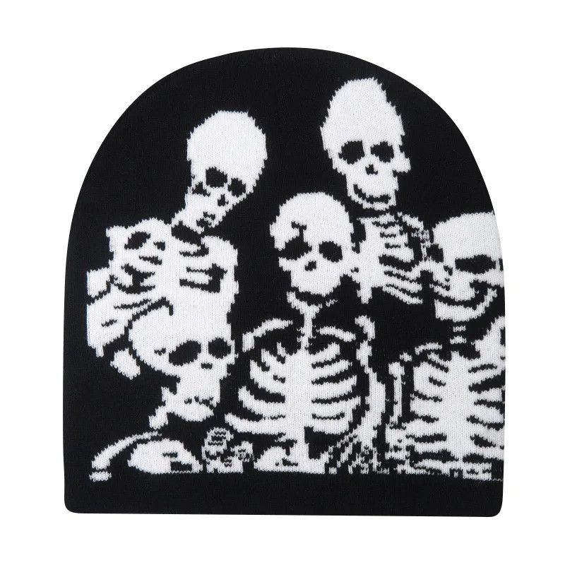 Streetwear Black Beanies Print Skull Hat 2024 Grailed   0368552e093a49f48b03c3ae99a853d8