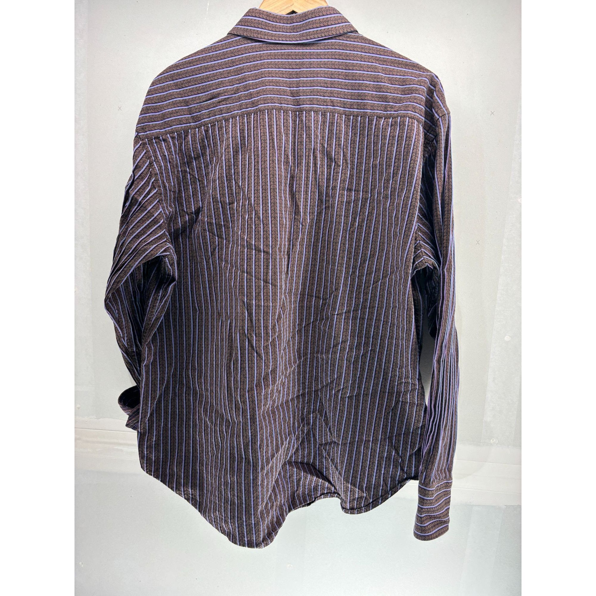 Robert Graham Robert Graham Shirt Men's 2XL XXL Flip Cuff Casual Button Do Size US XXL / EU 58 / 5 - 2 Thumbnail