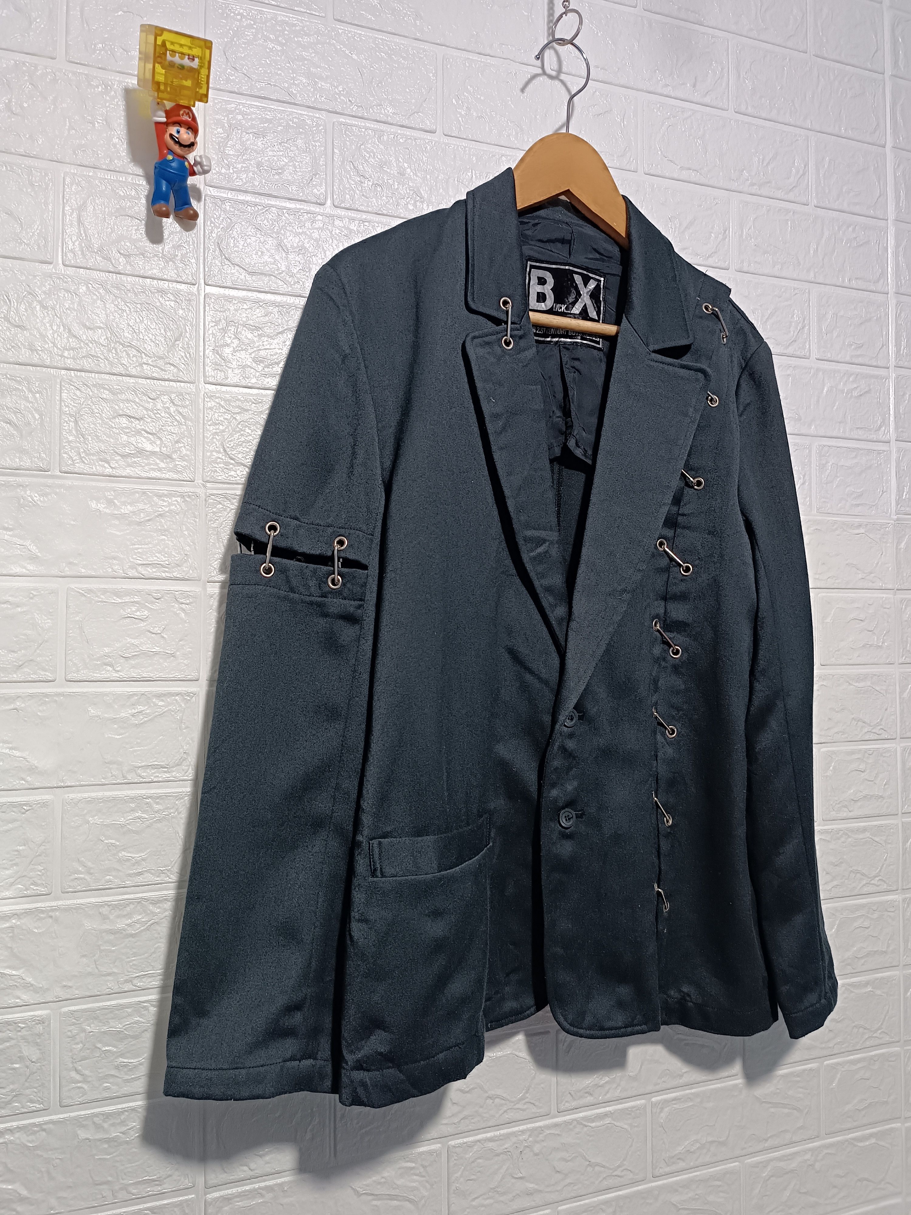 Japanese Brand Vintage Mad Punk Seditionaries Blazer Jacket Size US M / EU 48-50 / 2 - 4 Thumbnail