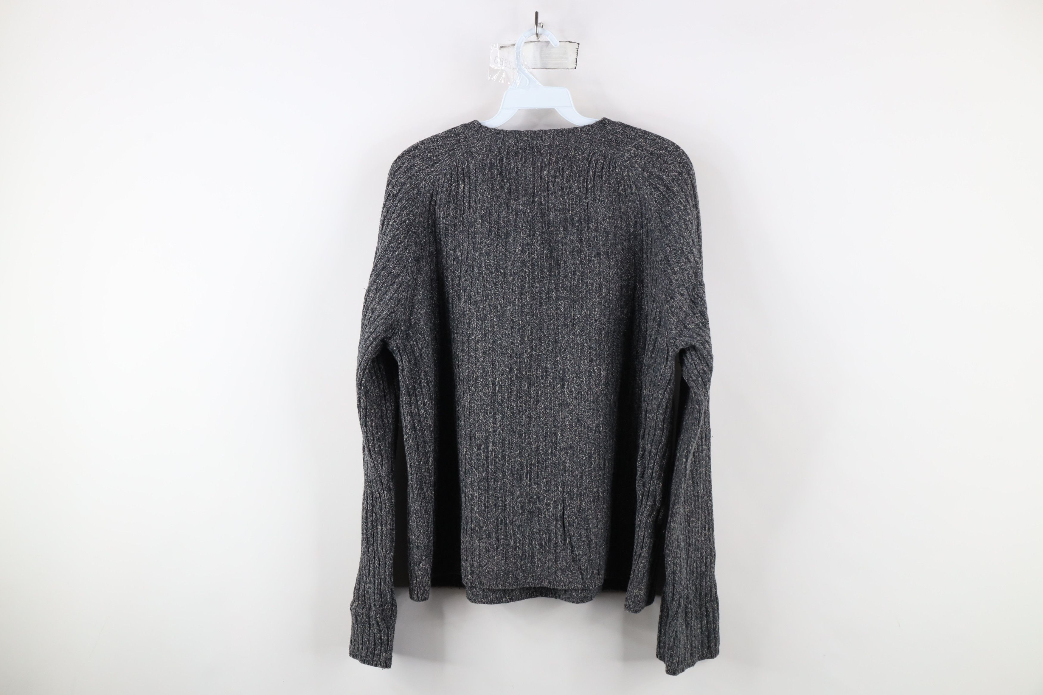 Abercrombie & Fitch × Vintage Vintage 90s Y2K Abercrombie & Fitch Blend Ribbed Sweater Size L / US 10 / IT 46 - 7 Thumbnail