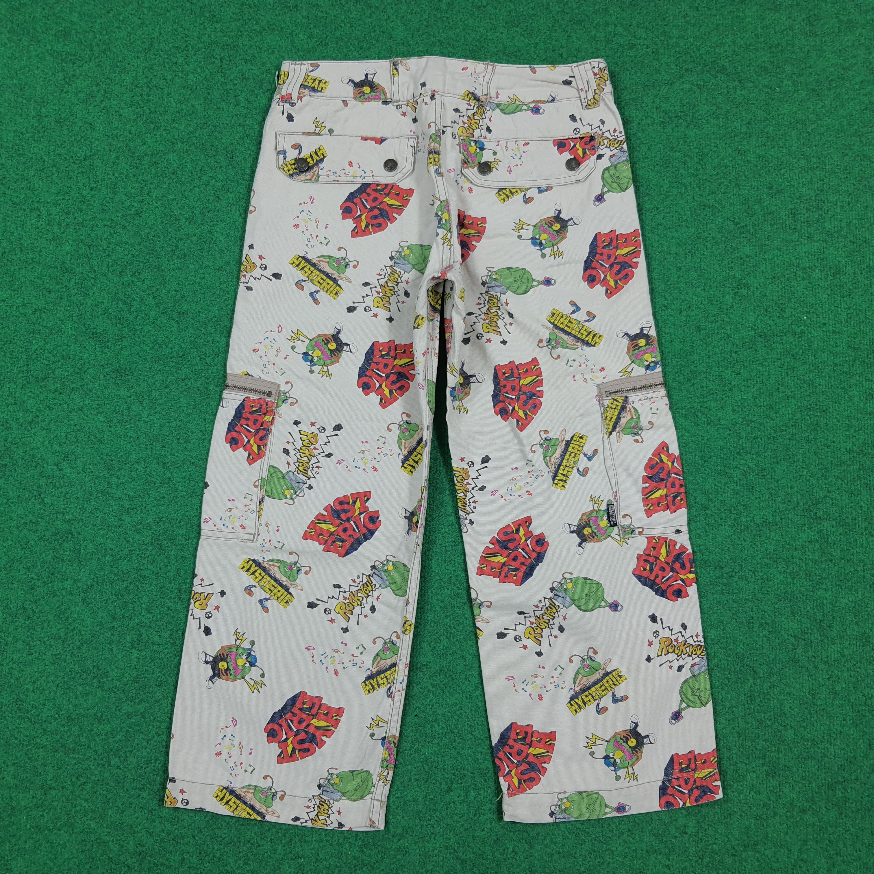 Hysteric Glamour Hysteric Glamour Japan Over Print Cargo Graphics Pants E1N32 Size US 28 / EU 44 - 4 Thumbnail