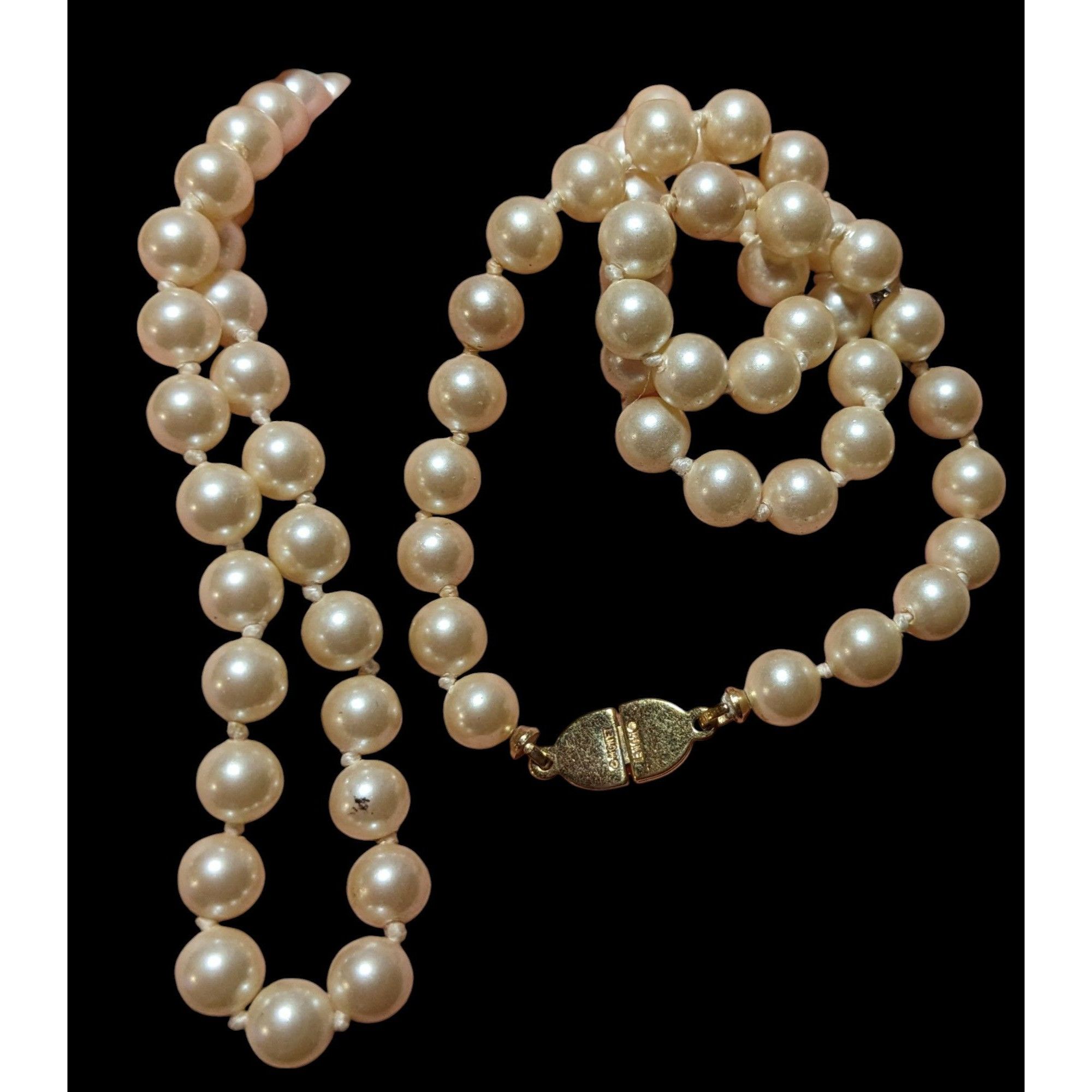 Monet Vintage Glam Monet Beaded Faux Pearl Necklace Size ONE SIZE - 5 Thumbnail