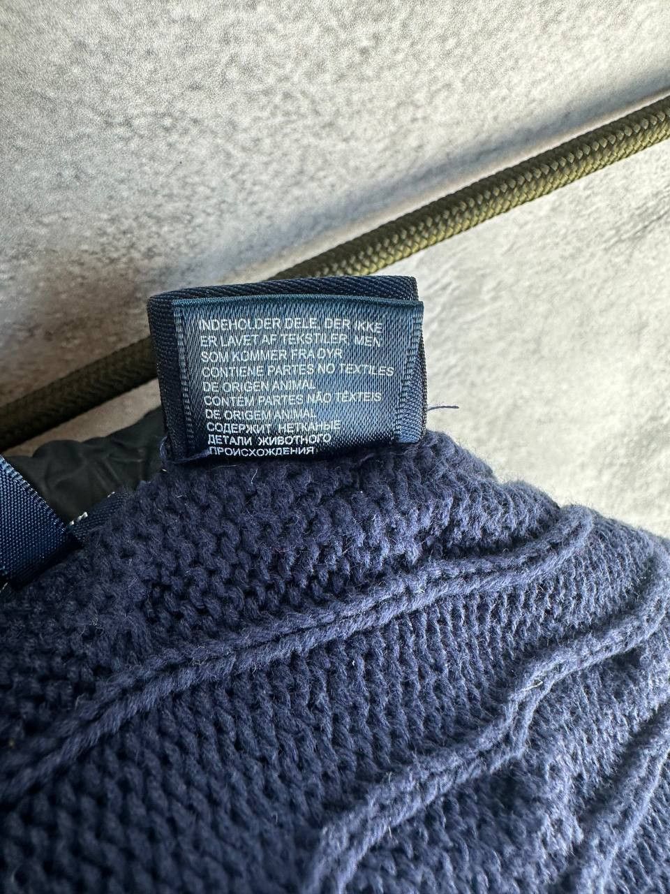 Ralph Lauren Sport Ralph Lauren Sport Vintage Cable Knit Cardigan Navy Sweater Size US L / EU 52-54 / 3 - 16 Thumbnail