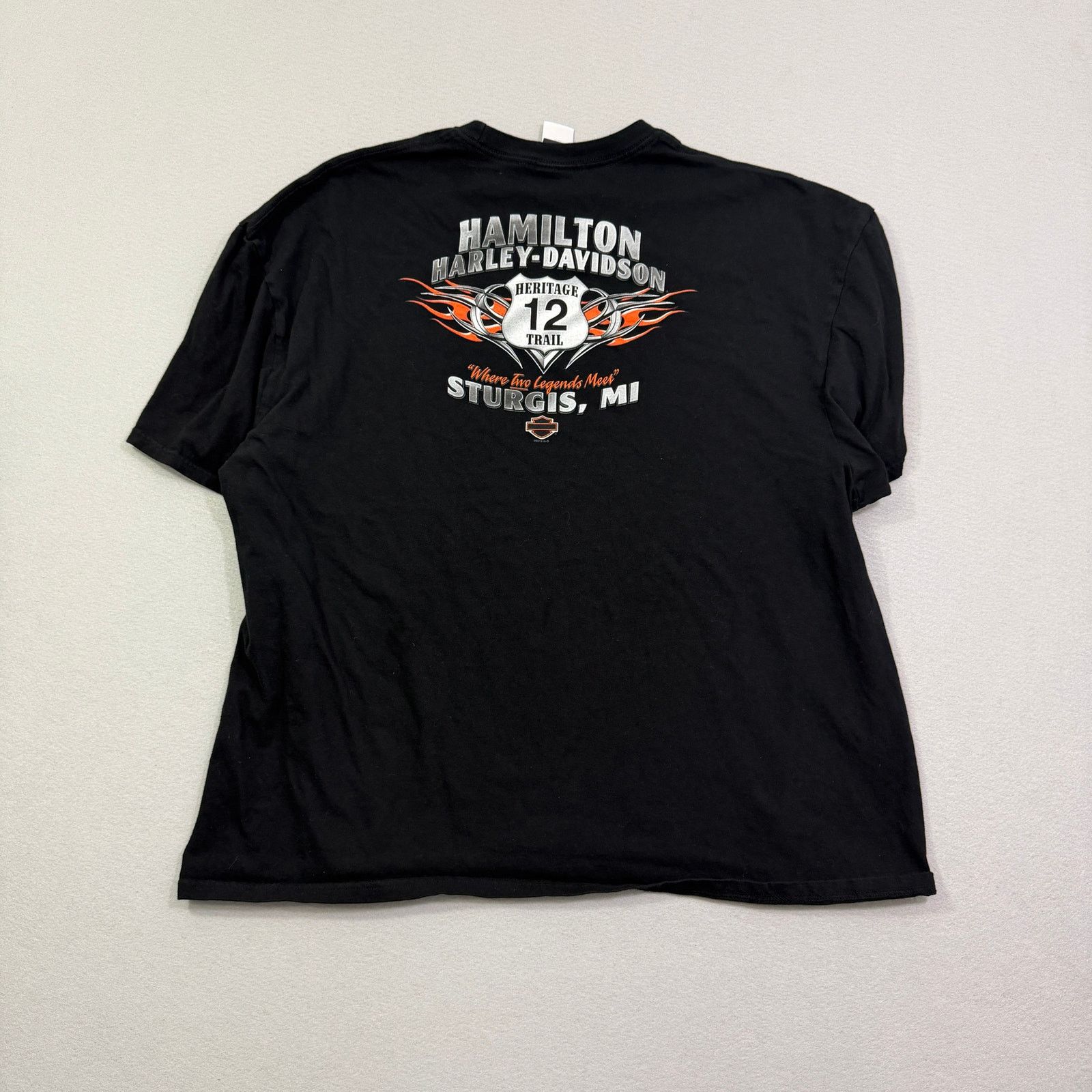 Harley Davidson Harley Davidson Shirt Men's 4XL Black Biker Motorcycle Size US XXL / EU 58 / 5 - 1 Thumbnail