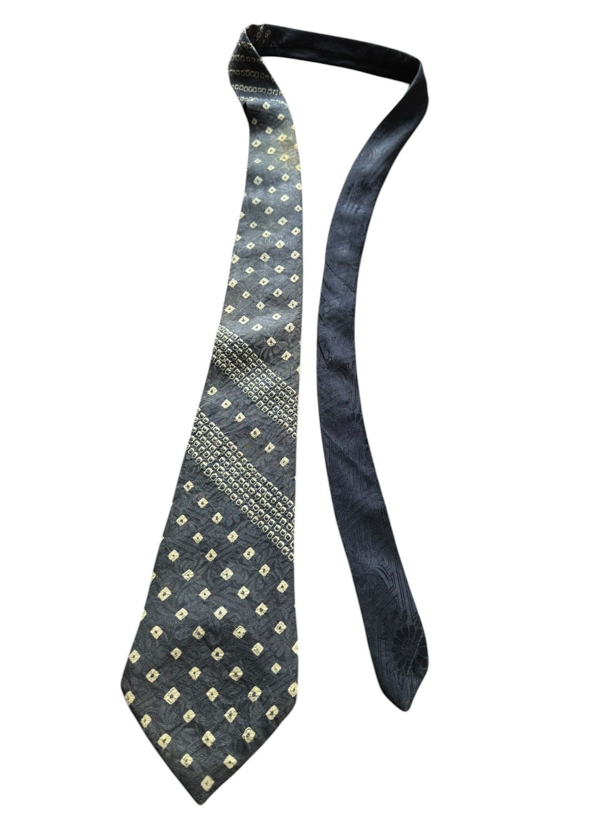 Other Shadow Geometry – Korean Vintage Silk Tie (New Mode) Size ONE SIZE - 1 Thumbnail
