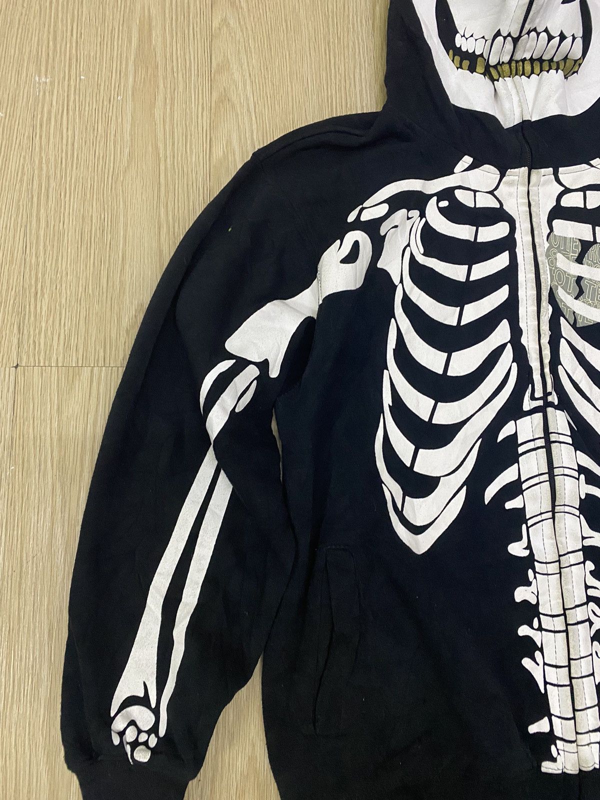 Japanese Brand MJ collection skull fullzipper hoodie Size US M / EU 48-50 / 2 - 4 Thumbnail