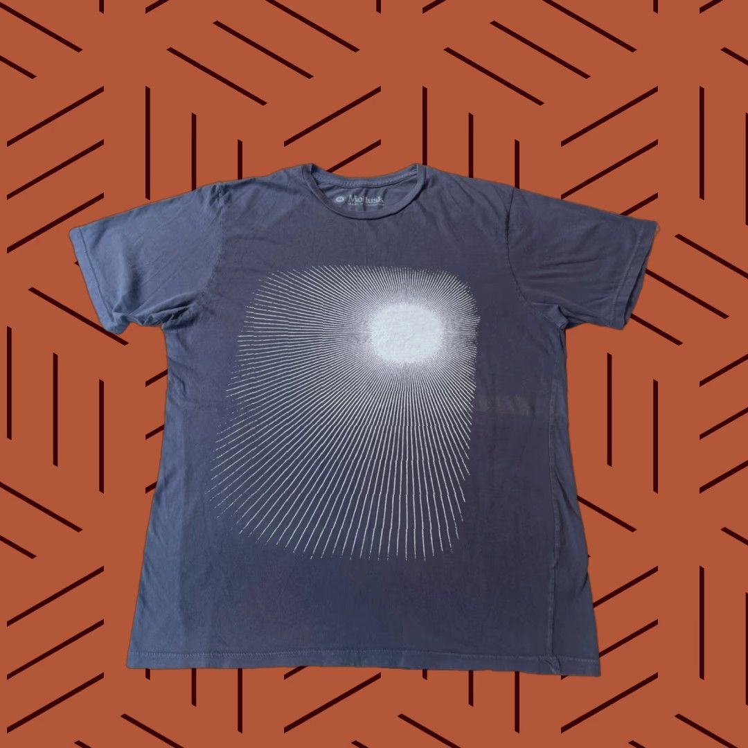 Vintage Mollusk California Sun Rays Shirt Medium Surfer Vintage Men Gray Cotton Knit Short Sleeve Crew Neck Logo T-Shirt Size US M / EU 48-50 / 2 - 1 Thumbnail