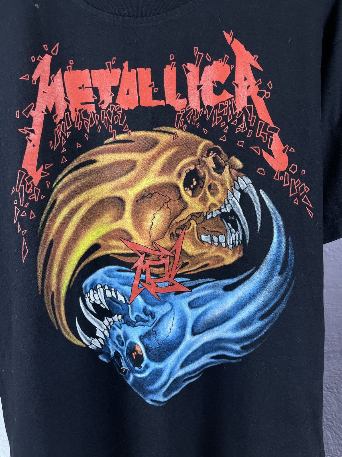 Band Tees Metallica vintage y2k double sided yin yang skulls band tee Size US XL / EU 56 / 4 - 6 Thumbnail
