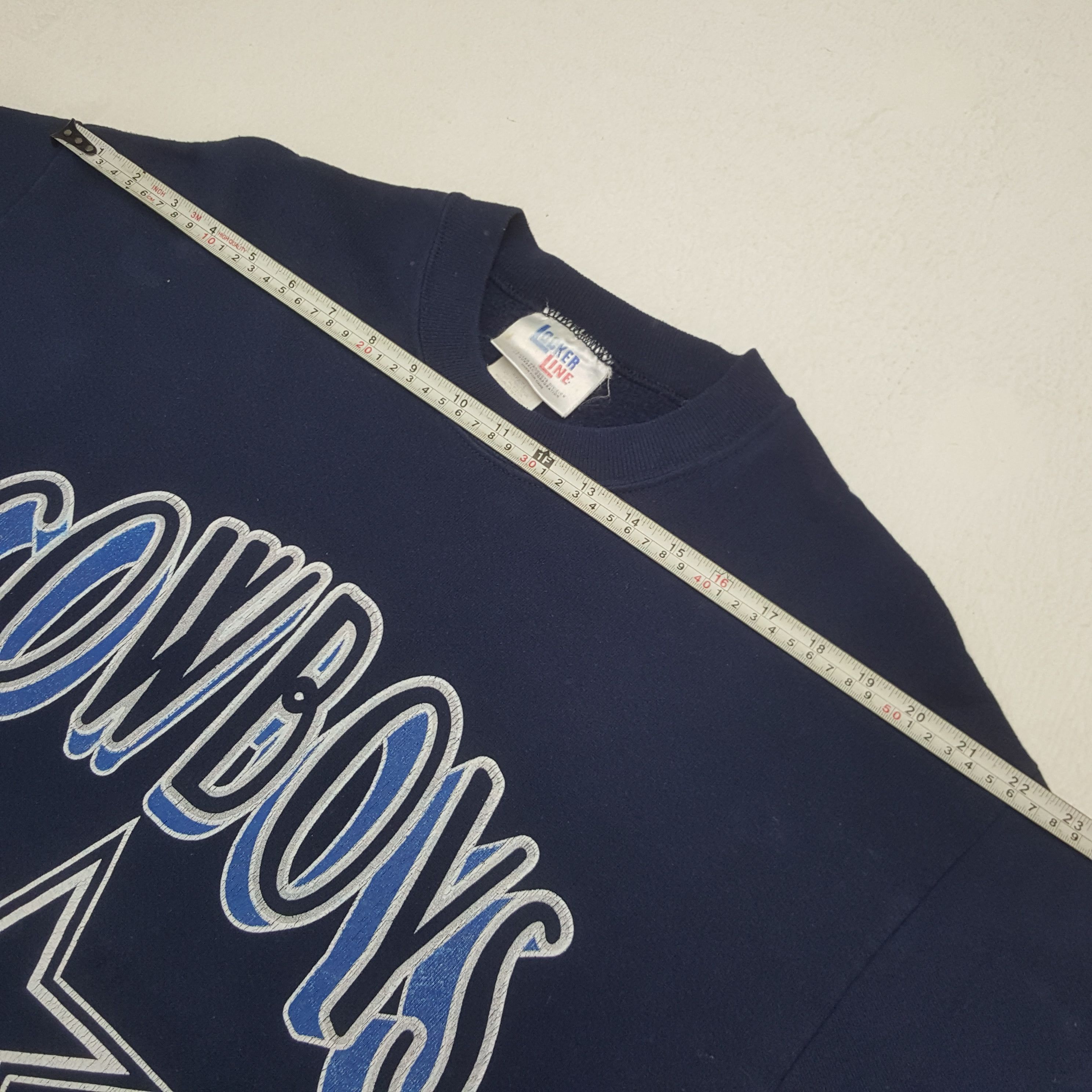 NFL × Vintage Vintage 90s Cowboys Football Dallas Sports Sweatshirt C290N9 Size US M / EU 48-50 / 2 - 5 Thumbnail