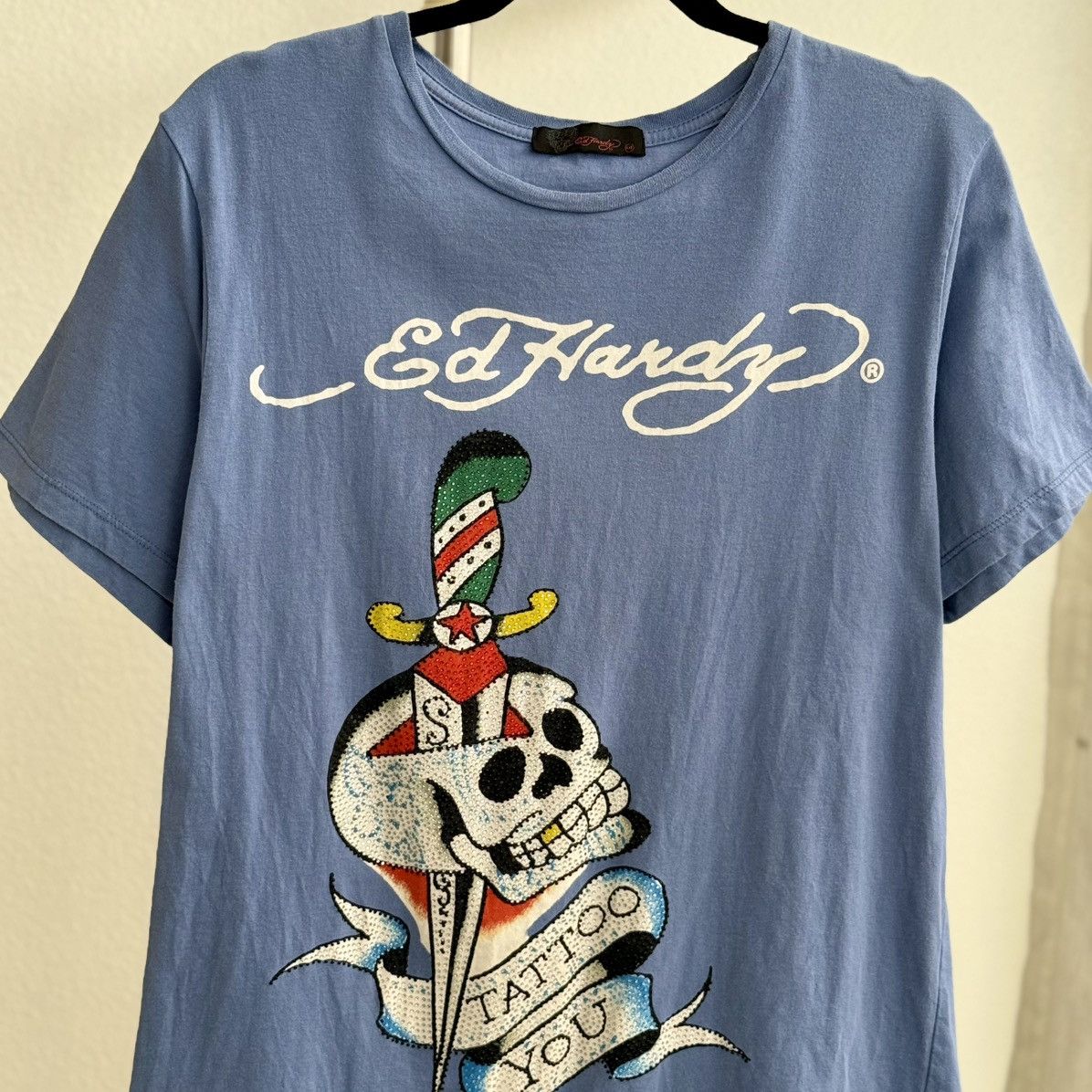 Ed Hardy × Vintage Vintage Ed Hardy Tattoo You T-Shirt Size US M / EU 48-50 / 2 - 1 Thumbnail