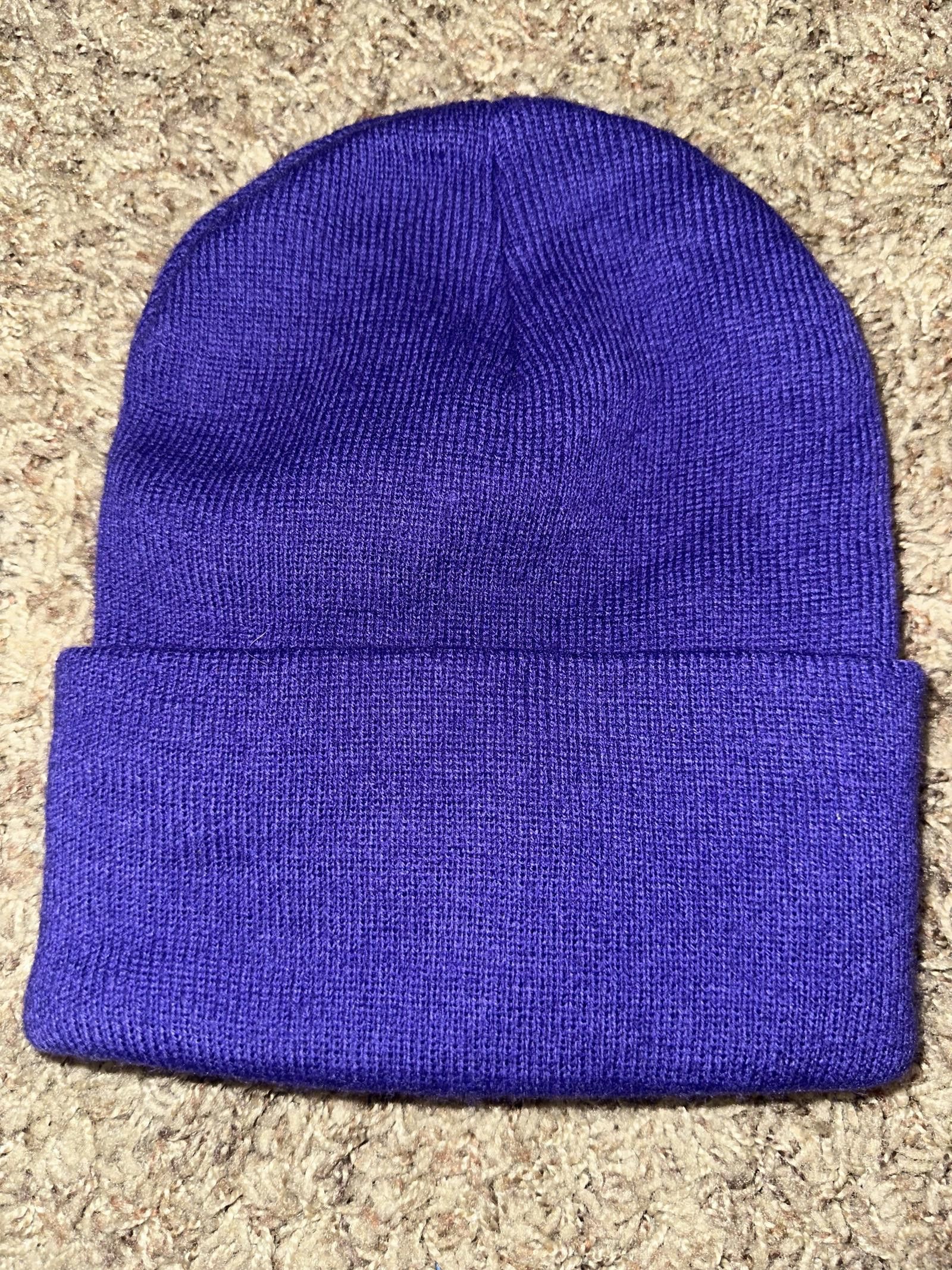 Nike LSU Tigers Men’s Nike Team Knit Hat Purple NCAAF SEC Size ONE SIZE - 3 Thumbnail