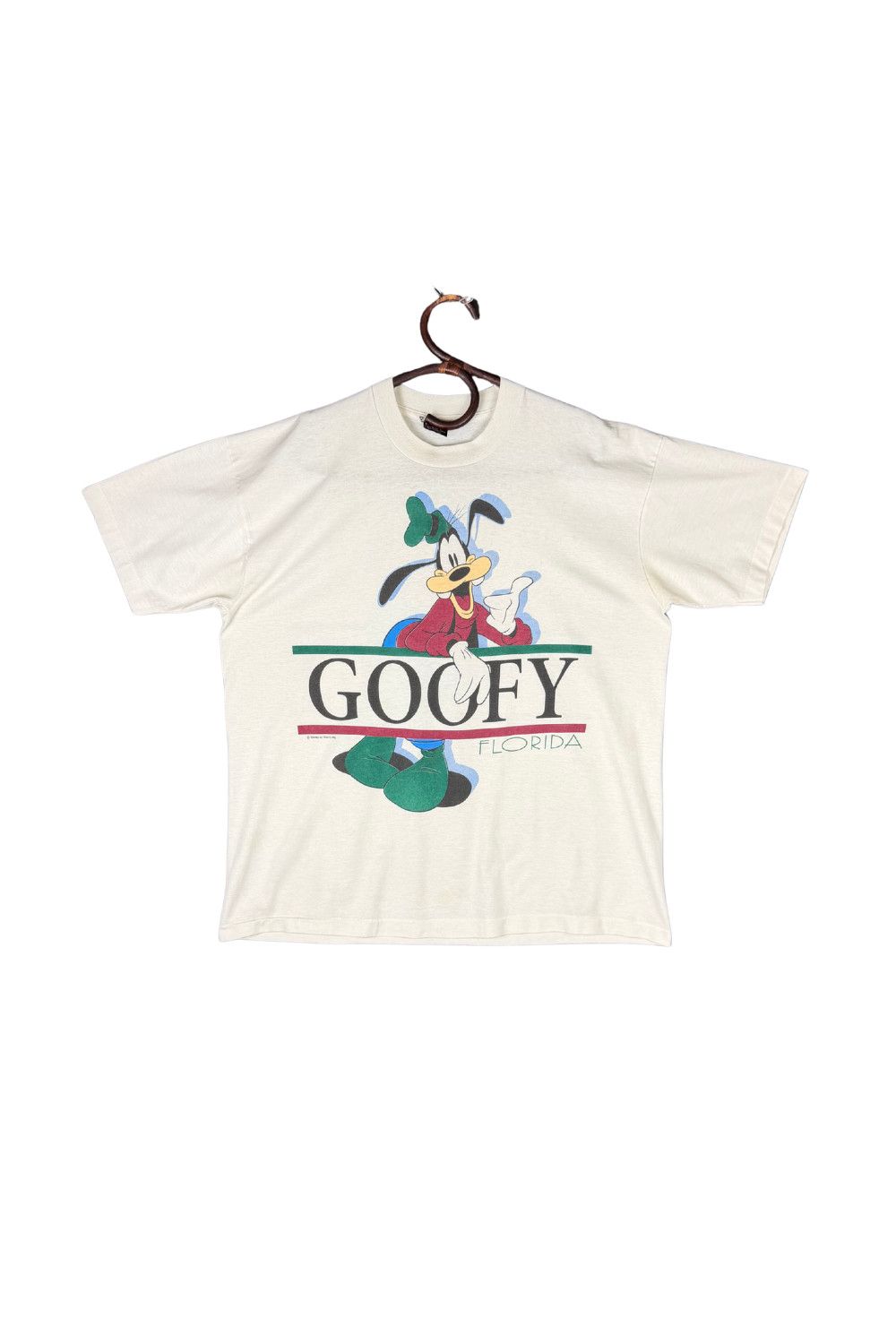 Fruit Of The Loom Vintage early 90s Disney Goofy Florida tee Size US M / EU 48-50 / 2 - 1 Thumbnail