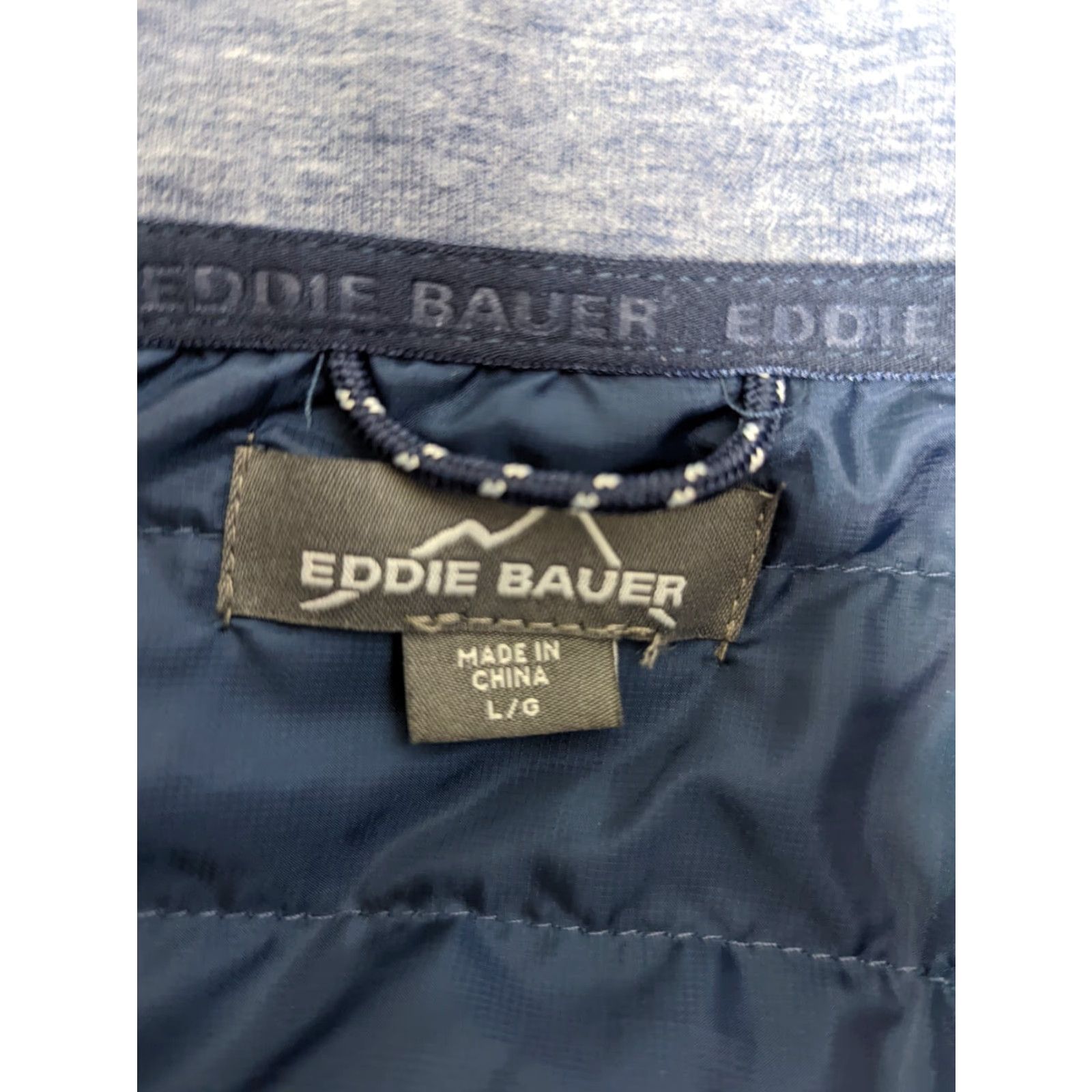 Eddie Bauer Eddie Bauer Sport 1/4 Zip Pullover Shirt Blue Mock Neck Mens Large T7S Size US L / EU 52-54 / 3 - 4 Thumbnail