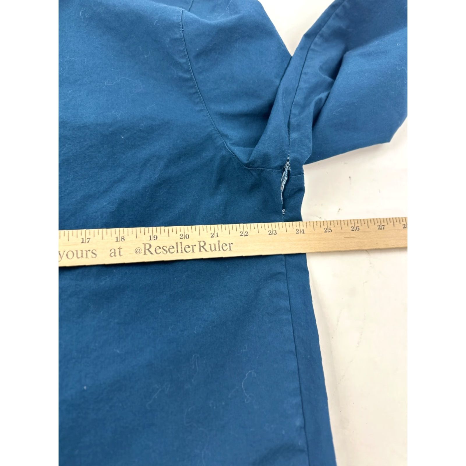 Vintage Line of Trade Jacket Mens XL Midnight Blue Rain Coat Hooded Full Zip Jacket Size US XL / EU 56 / 4 - 8 Thumbnail