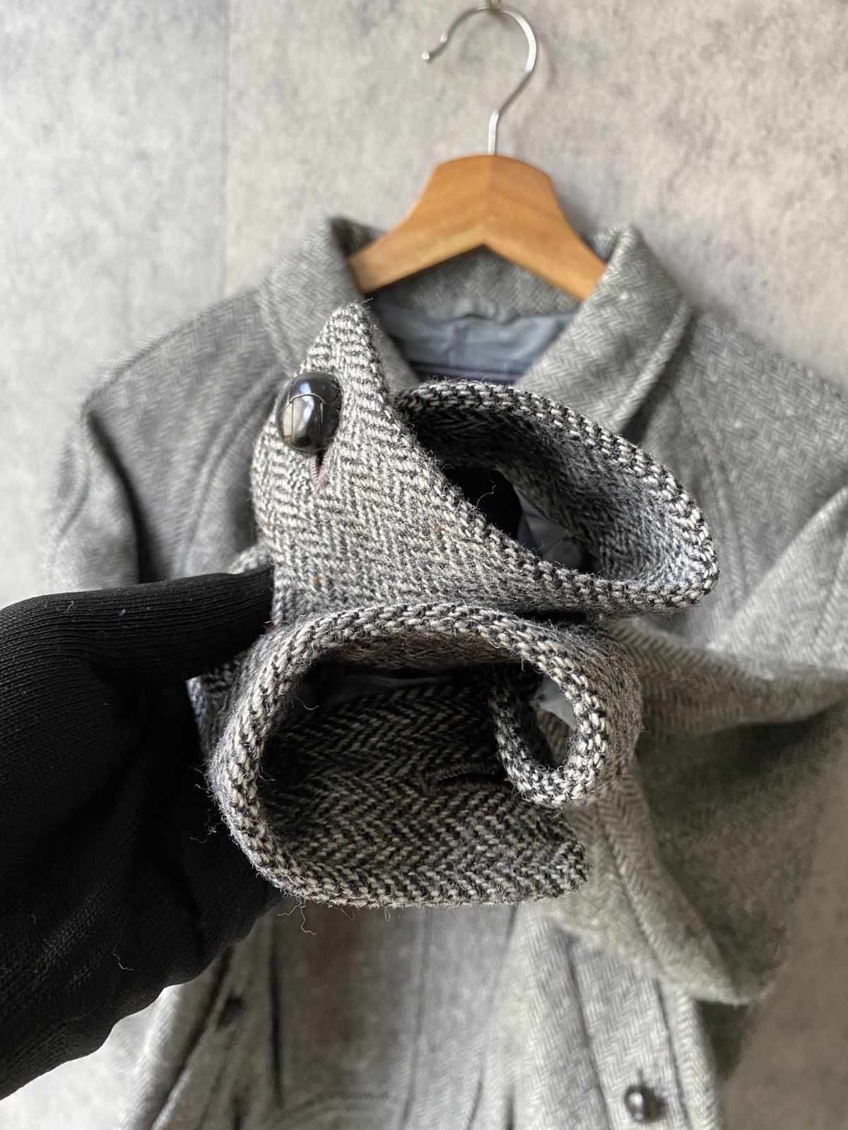 Burberry Prorsum Vintage 90’s Burberry’s Wool Cropped Jacket Size US L / EU 52-54 / 3 - 6 Thumbnail