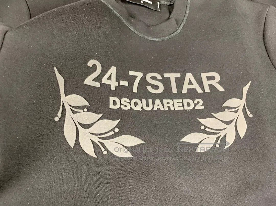 Dsquared2 DSQUARED2 Space Cotton Embossed Logo Sweatshirt. Size US S / EU 44-46 / 1 - 2 Thumbnail