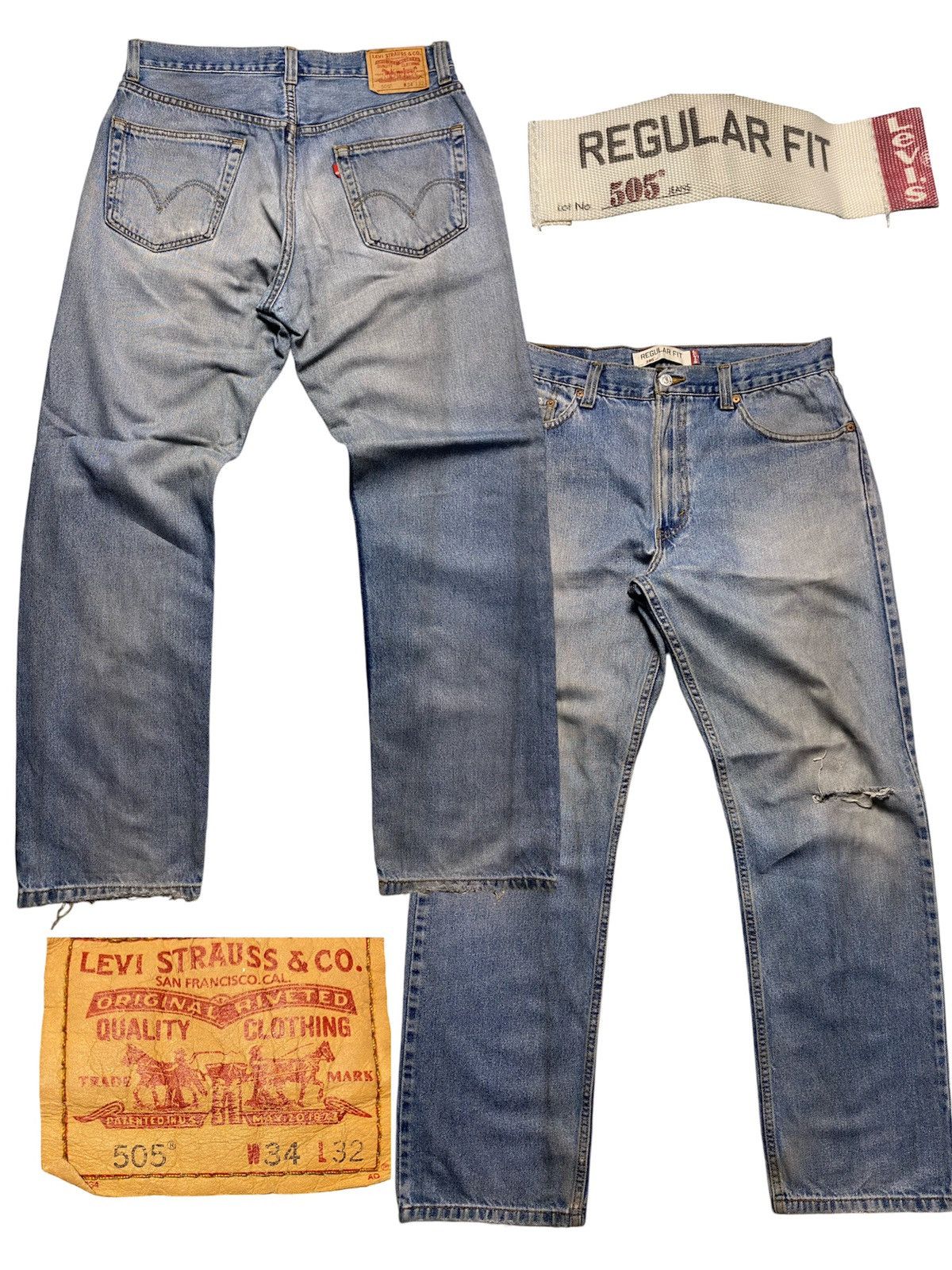 Levi's × Vintage Levis 505 Size US 34 / EU 50 - 1 Thumbnail