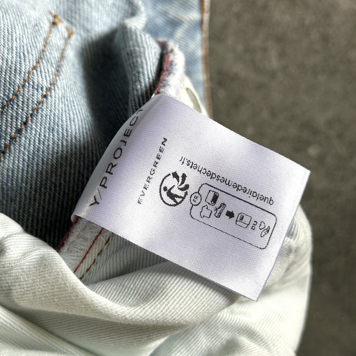 Y/Project Evergreen Straight Leg Denim Size US 34 / EU 50 - 7 Thumbnail