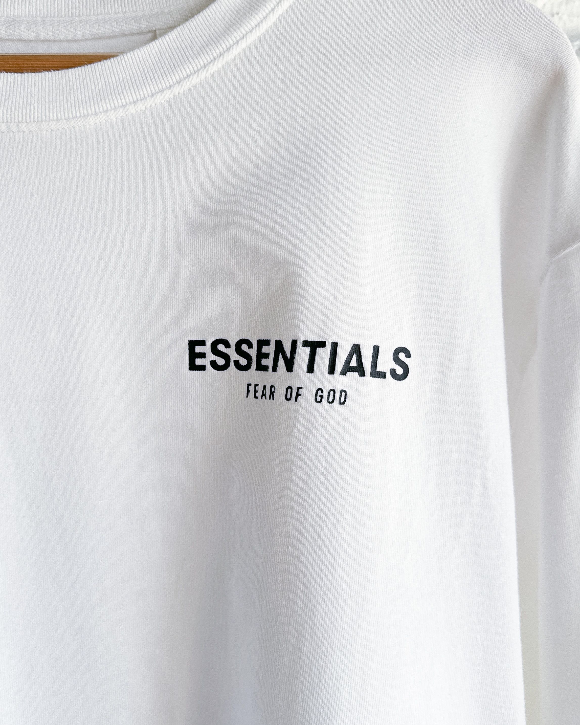 Essentials Fear Of God Essentials T Shirt Long Sleeve White Size Medium Size US M / EU 48-50 / 2 - 2 Thumbnail