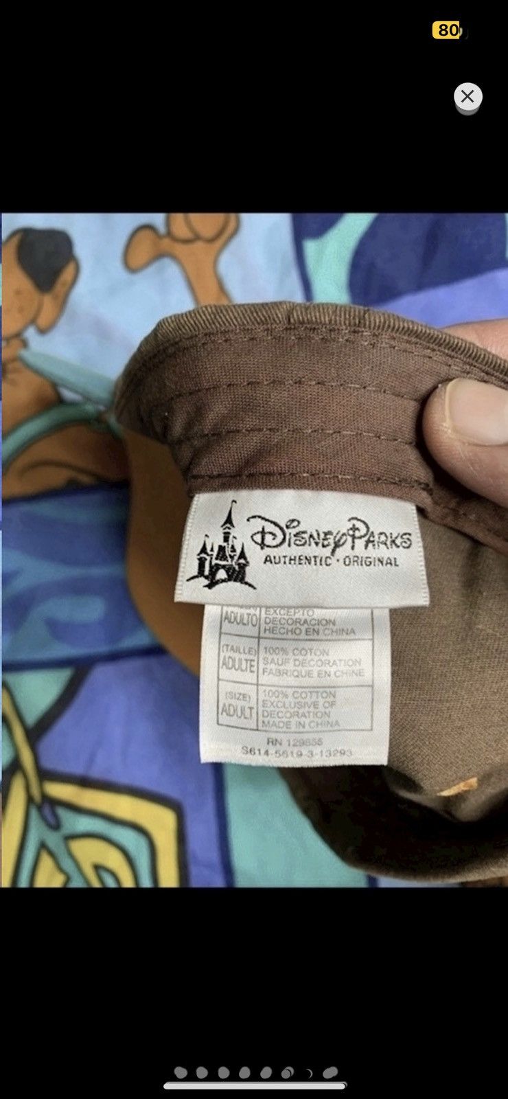 Disney ***FINAL DROP***RARE 00s DISNEYLAND PATCHWORK CHARACTER CAP Size ONE SIZE - 4 Thumbnail
