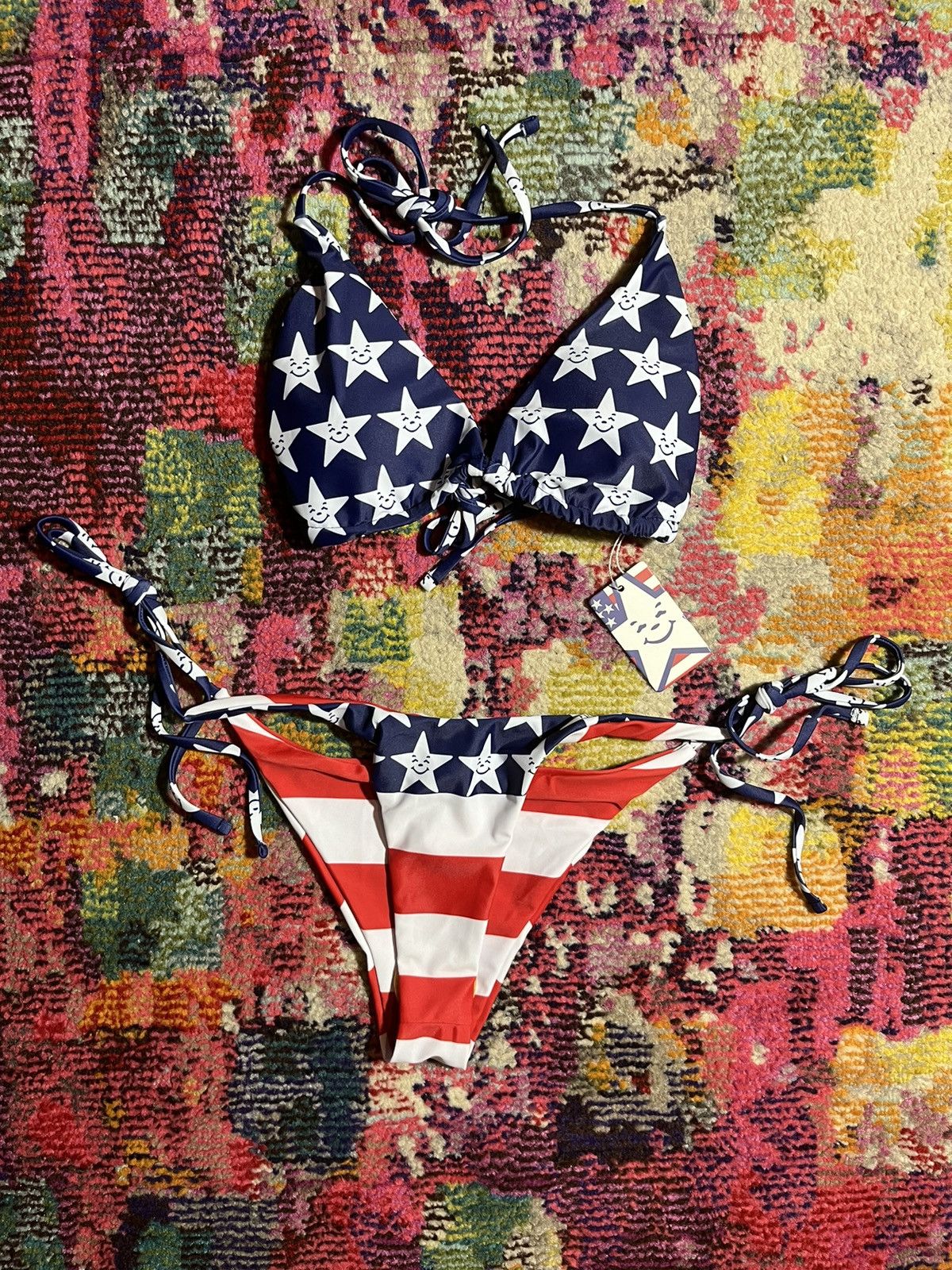 Other Asspizza American flag bikini large Size L / US 10 / IT 46 - 1 Thumbnail
