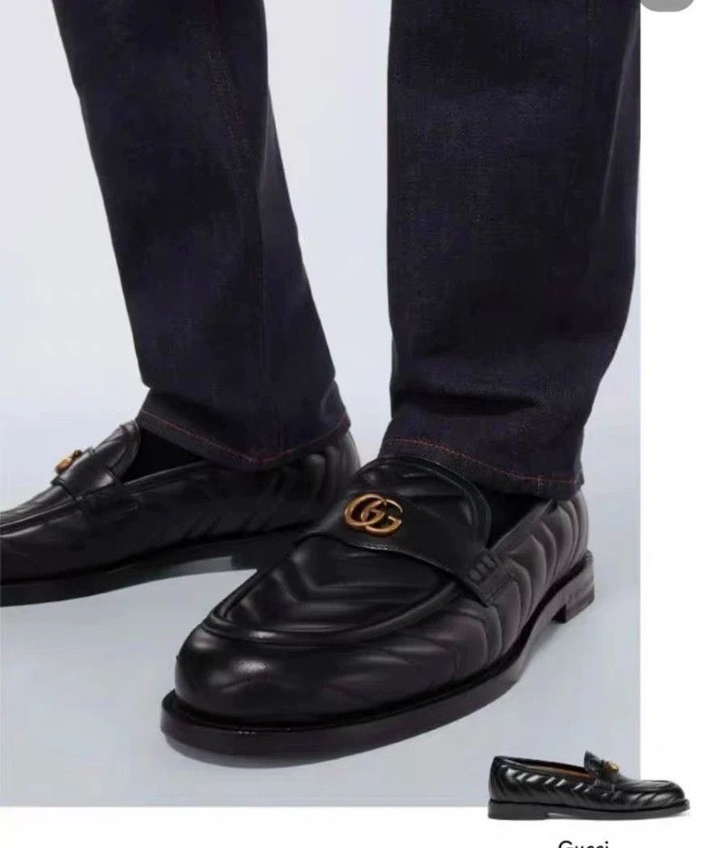 Gucci Guicci Lefuxie leather shoes Size US 8.5 / EU 41-42 - 3 Thumbnail