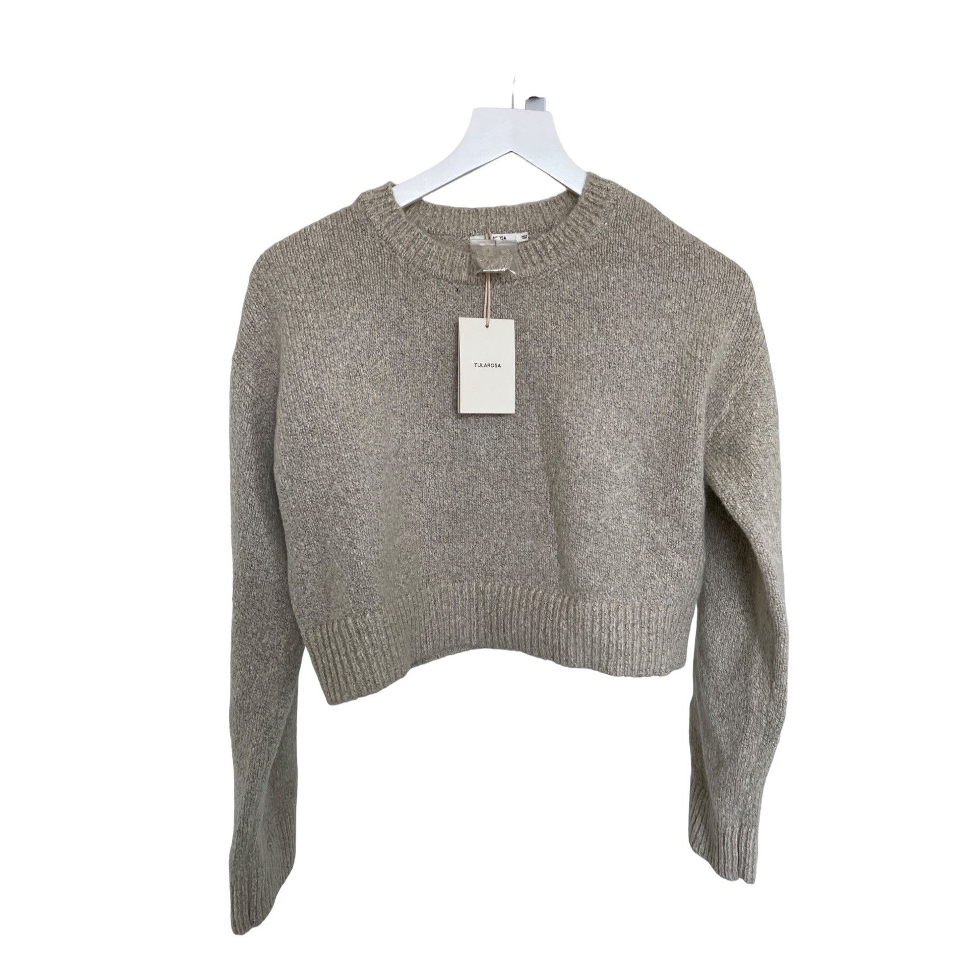REVOLVE Tularosa Cropped Sweater In Light Tan Size M / US 6-8 / IT 42-44 - 1 Thumbnail