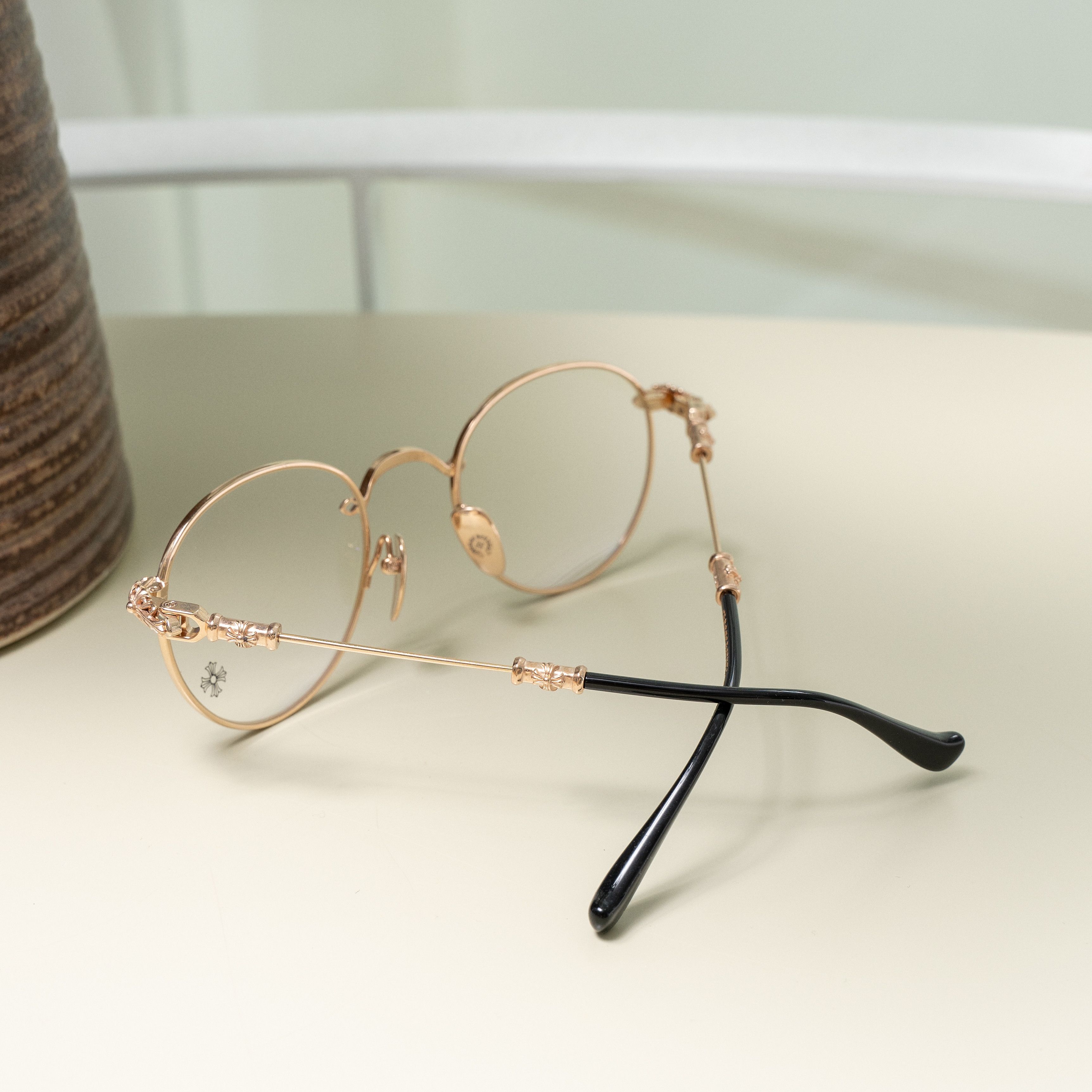 Chrome Hearts CHROME HEARTS Bubba Gold Glasses Size ONE SIZE - 12 Thumbnail