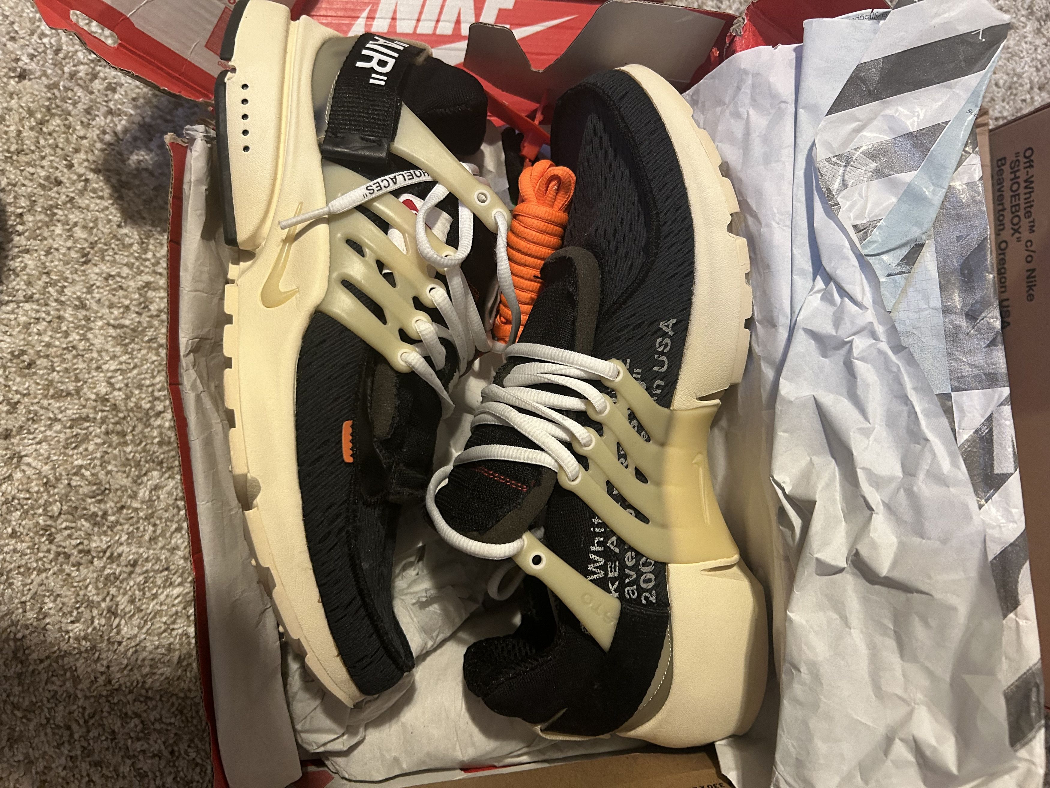 Nike Off White presto the ten