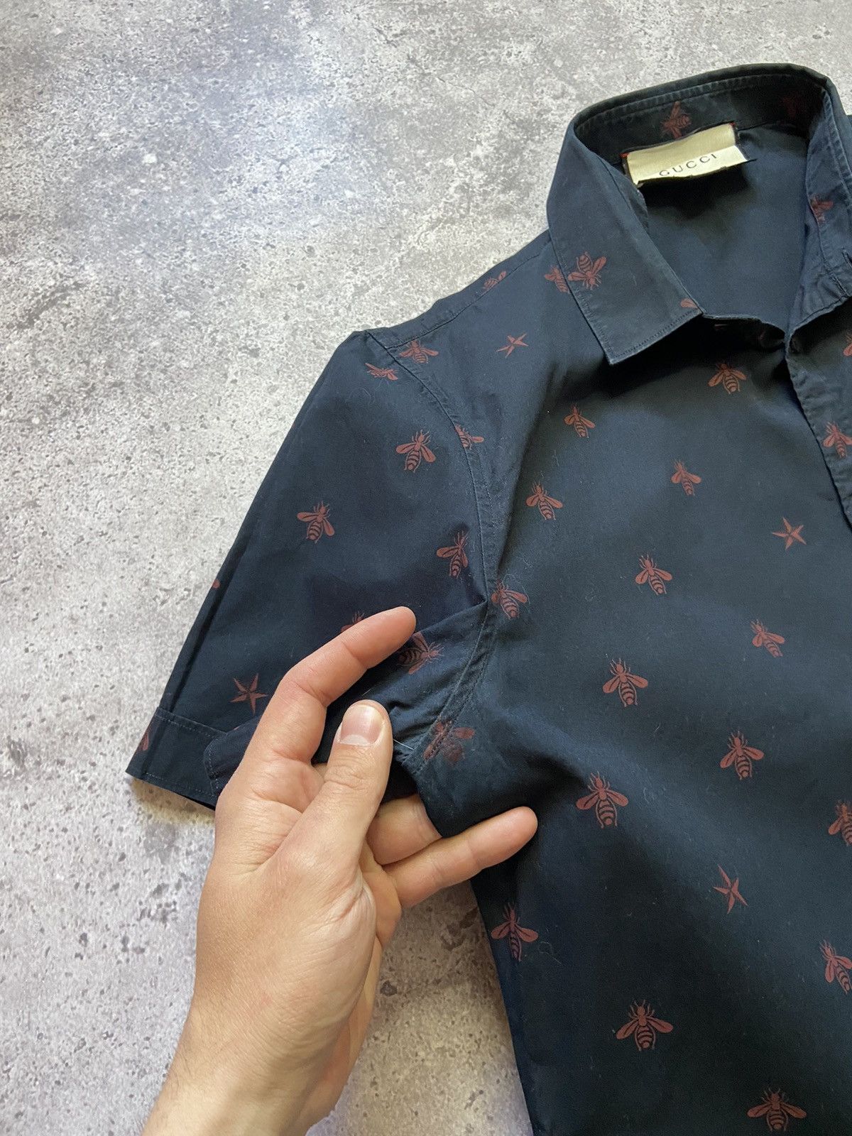 Gucci Gucci Bee Logo Shirt Size US M / EU 48-50 / 2 - 5 Thumbnail