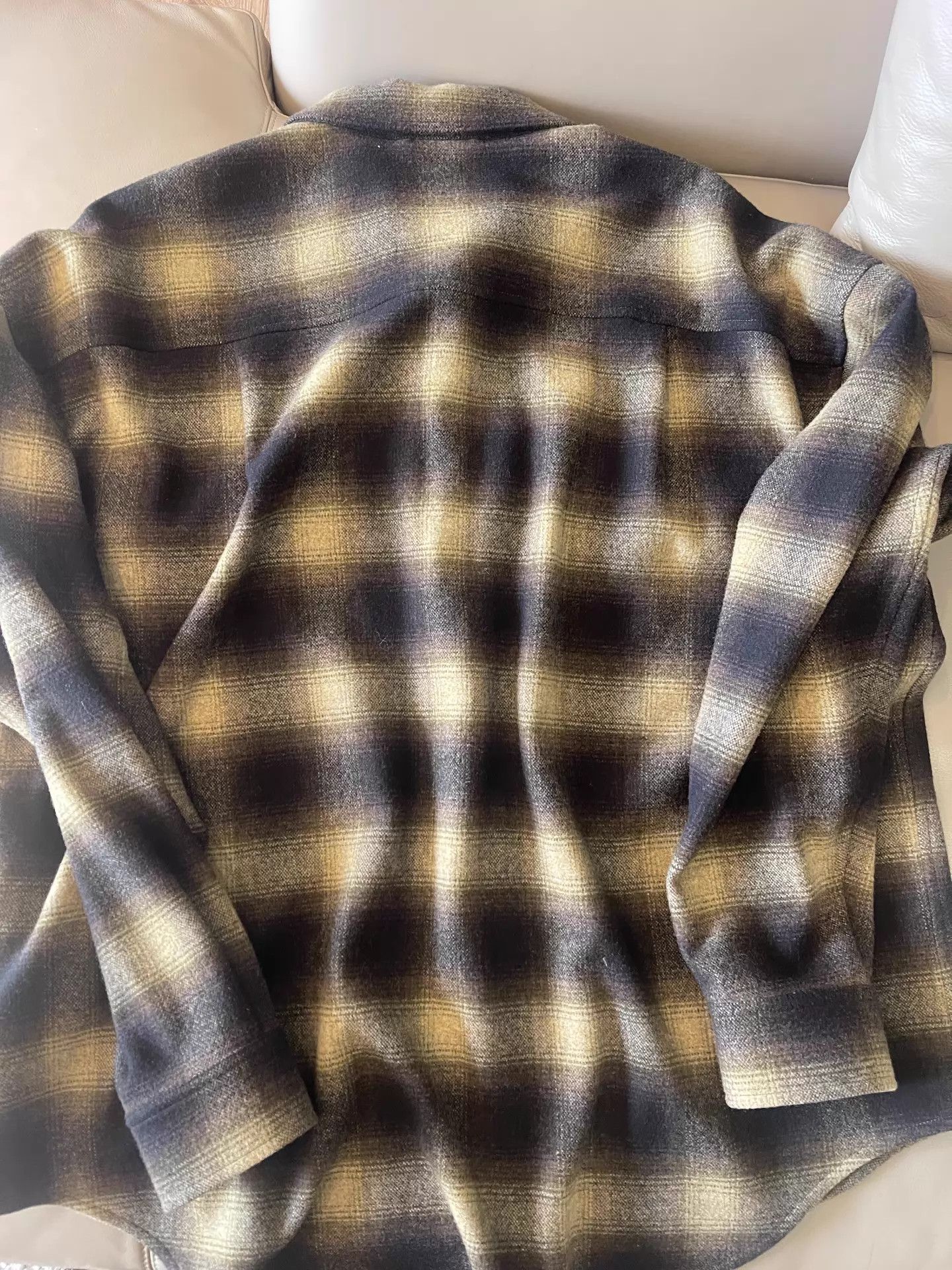 Loro Piana LoroPiana Men's Wool Check Shirt Edison Chen Size US L / EU 52-54 / 3 - 5 Thumbnail