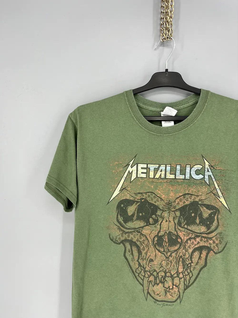 Band Tees Vintage Y2K Metallica Skulls Dead Face Band Rock Streetwear Size US M / EU 48-50 / 2 - 4 Thumbnail