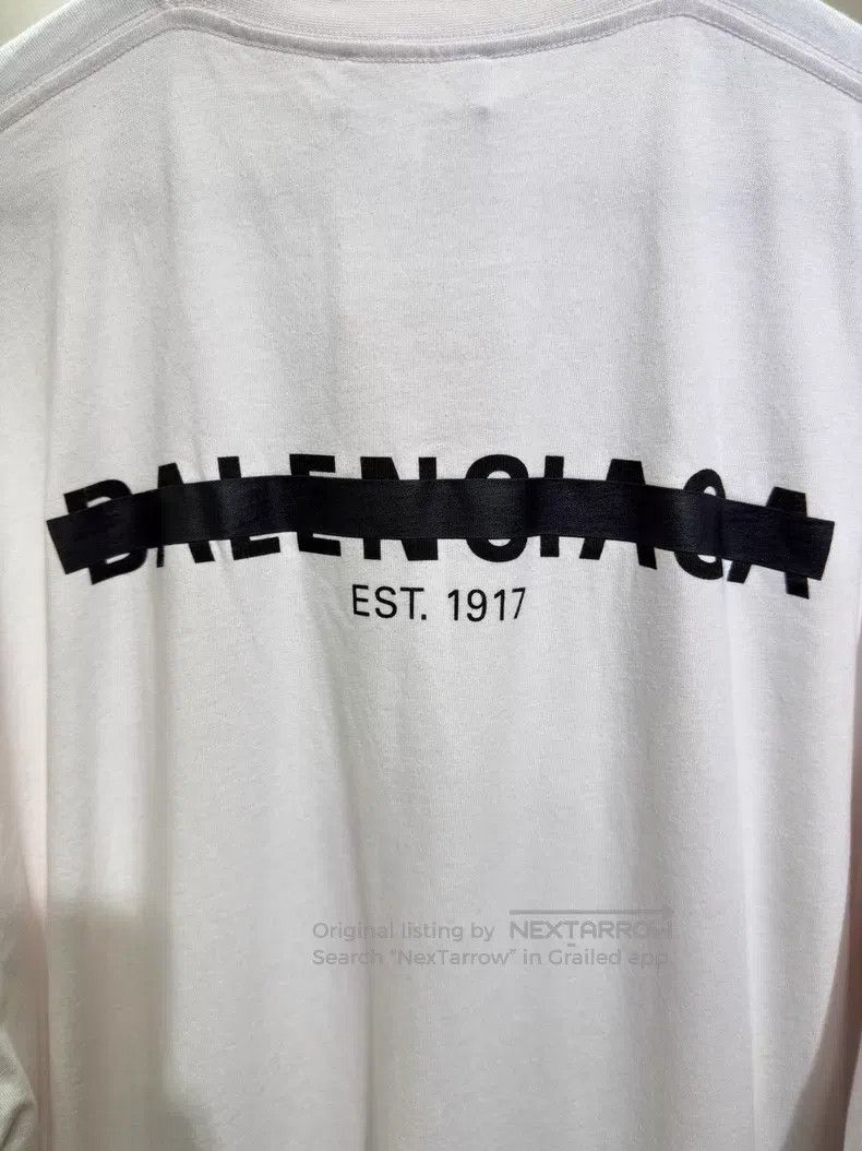 Balenciaga Balenciaga Light Pink Graffiti Logo Short Sleeve T-Shirt Size US M / EU 48-50 / 2 - 4 Thumbnail