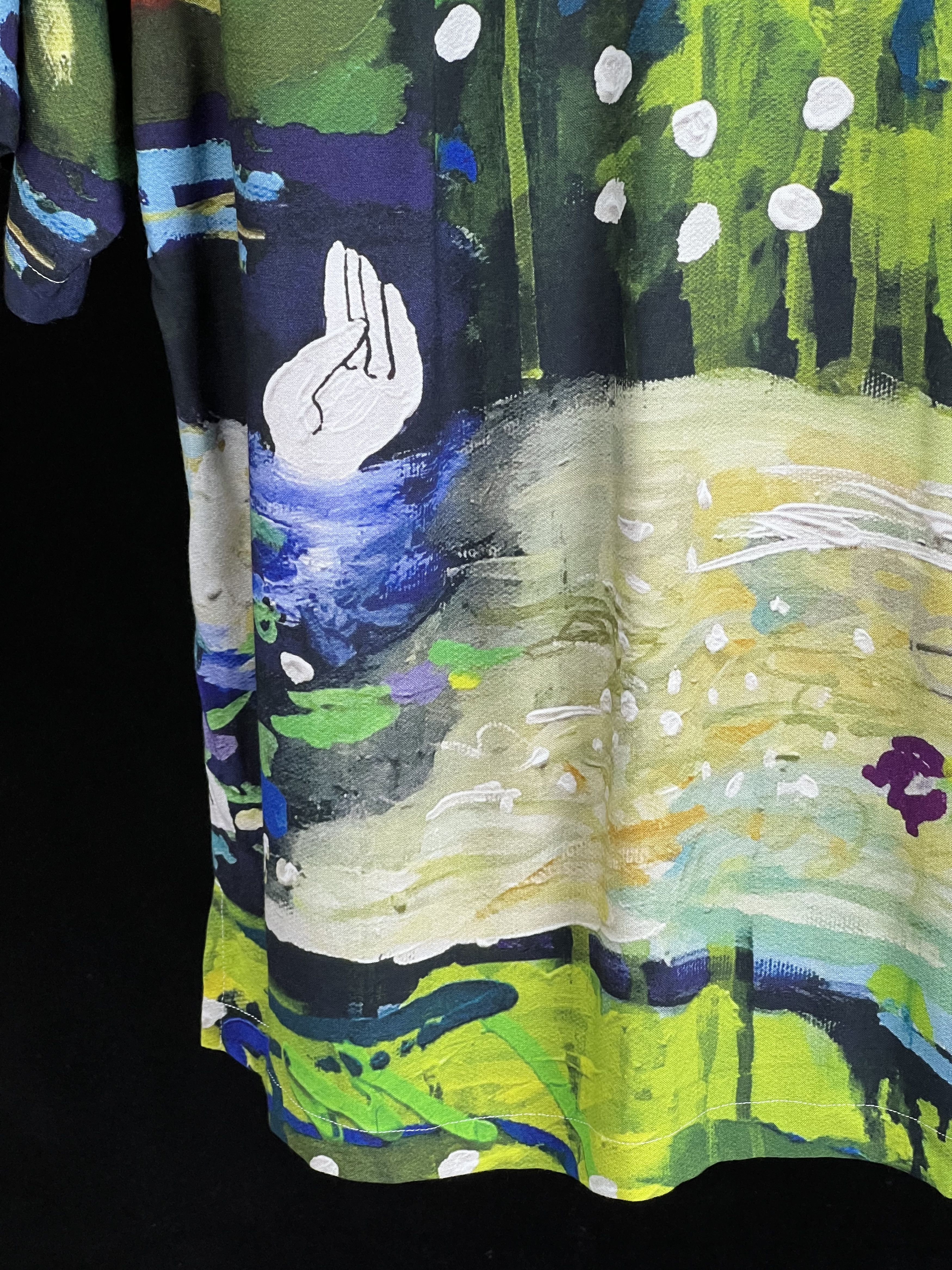 Japanese Brand UNWORN* JP Artist Painting shirt short sleeve Size US M / EU 48-50 / 2 - 11 Thumbnail